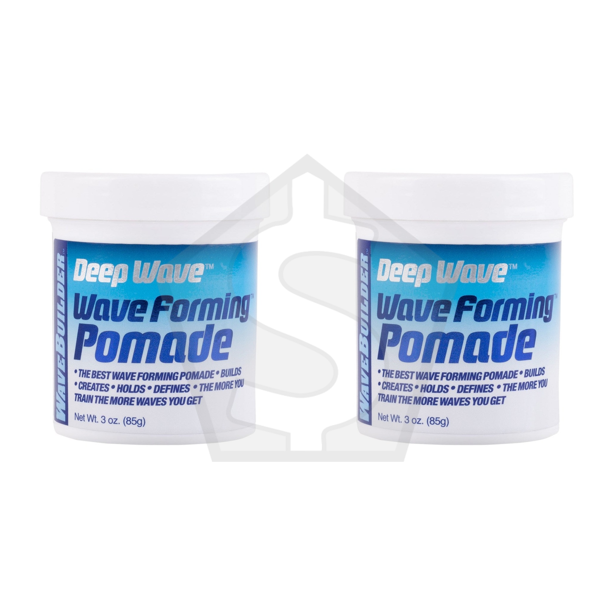 WAVEBUILDER Deep Wave Forming Pomade (3oz) - Pack of 2