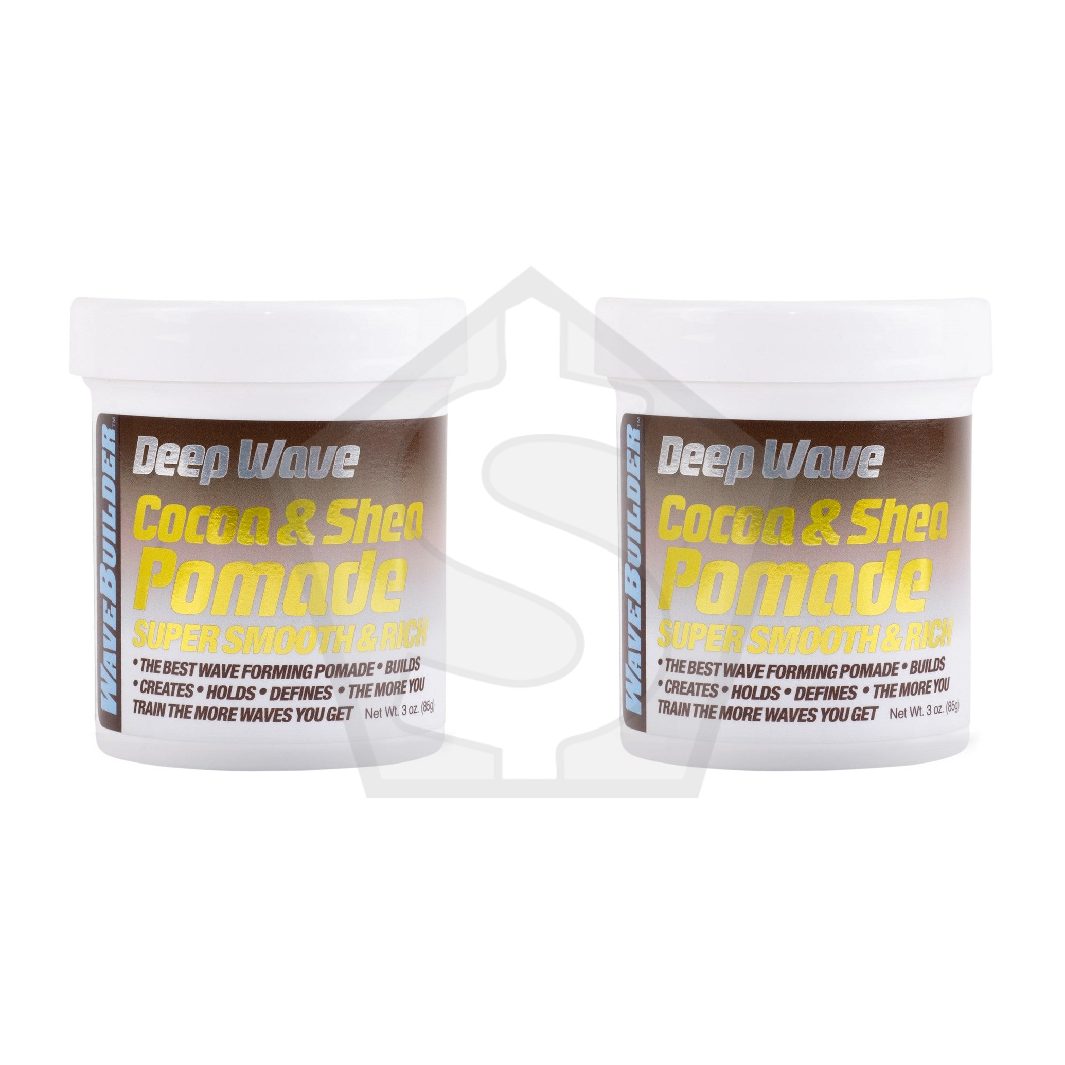 WAVEBUILDER Deep Wave Cocoa & Shea Pomade (3oz) - Pack of 2