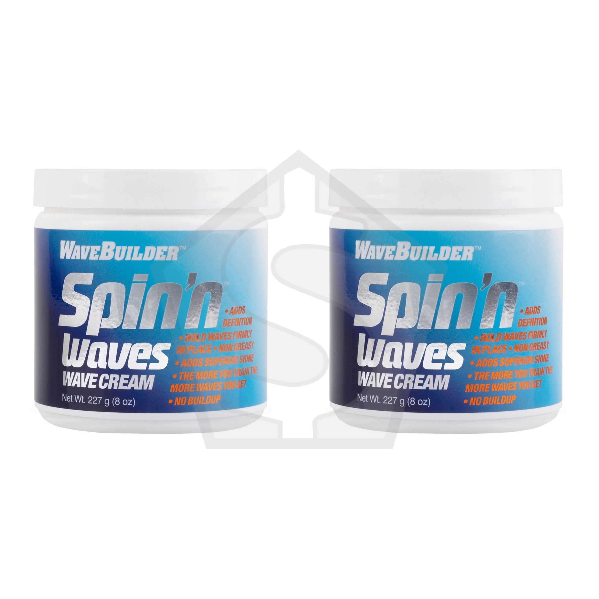 WAVEBUILDER Spin n Waves Wave Cream (8oz) - Pack of 2