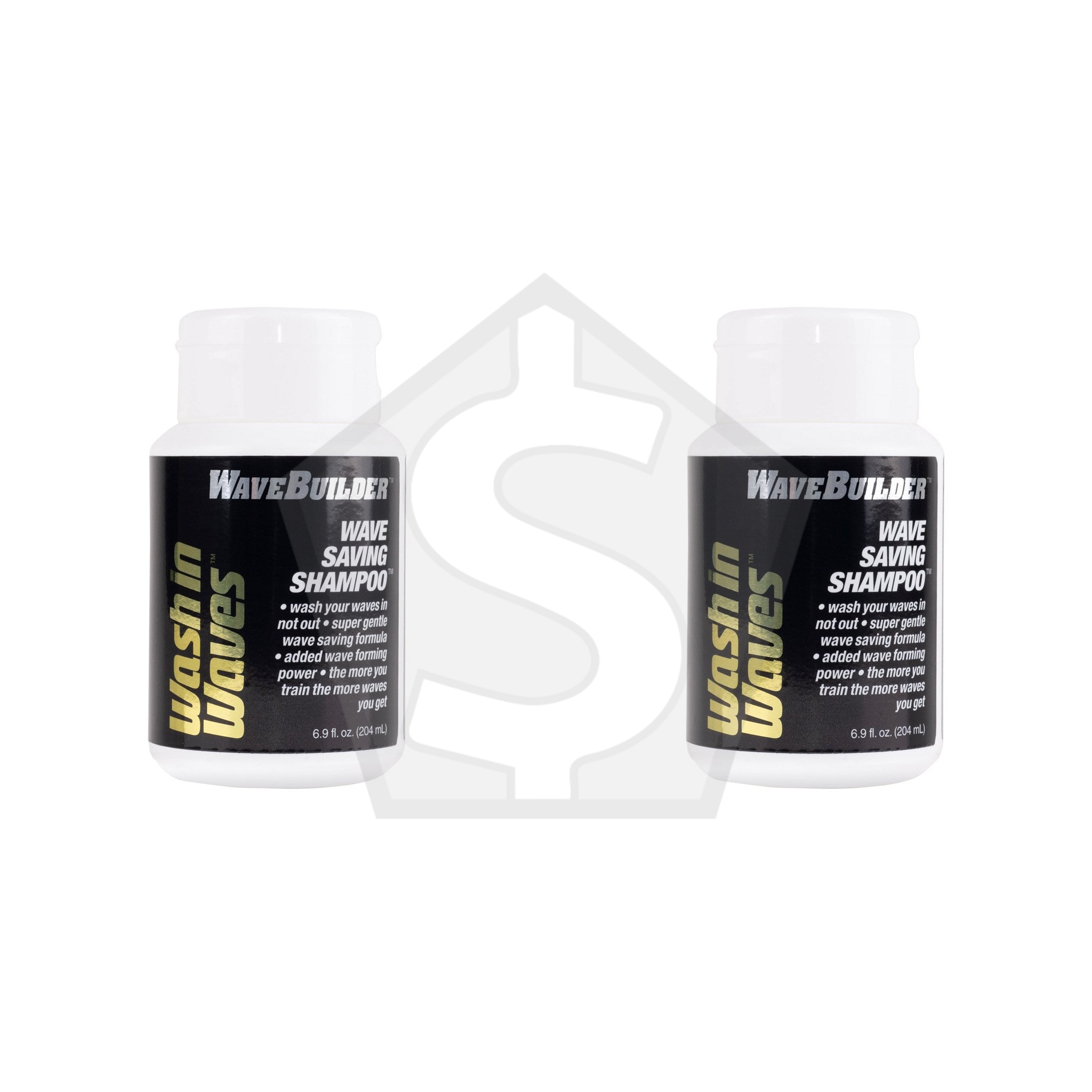 WAVEBUILDER Wash In Waves Shampoo (7oz) - Pack of 2