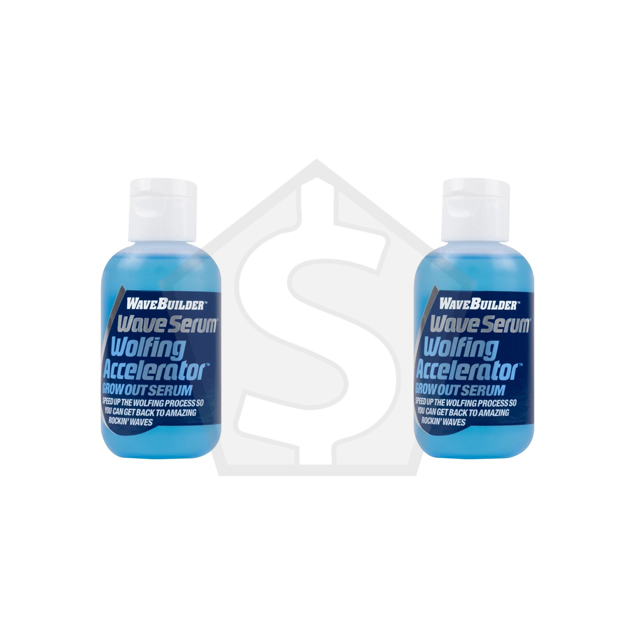 WAVEBUILDER Wave Serum Wolfing Accelerator Grow Out Serum (4.1oz) - Pack of 2