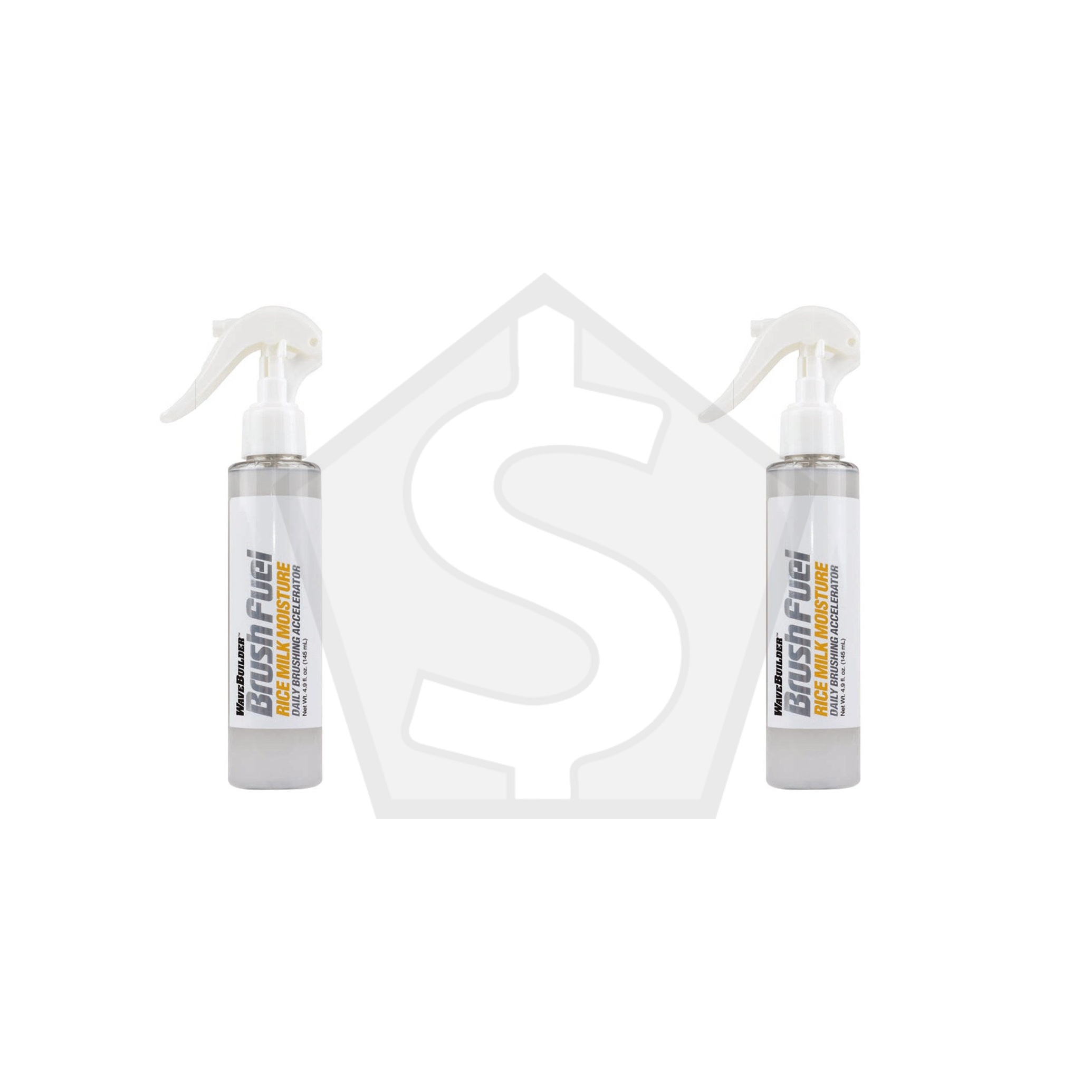 WAVEBUILDER Brush Fuel Rice Milk Moisture (4.9oz) - Pack of 2