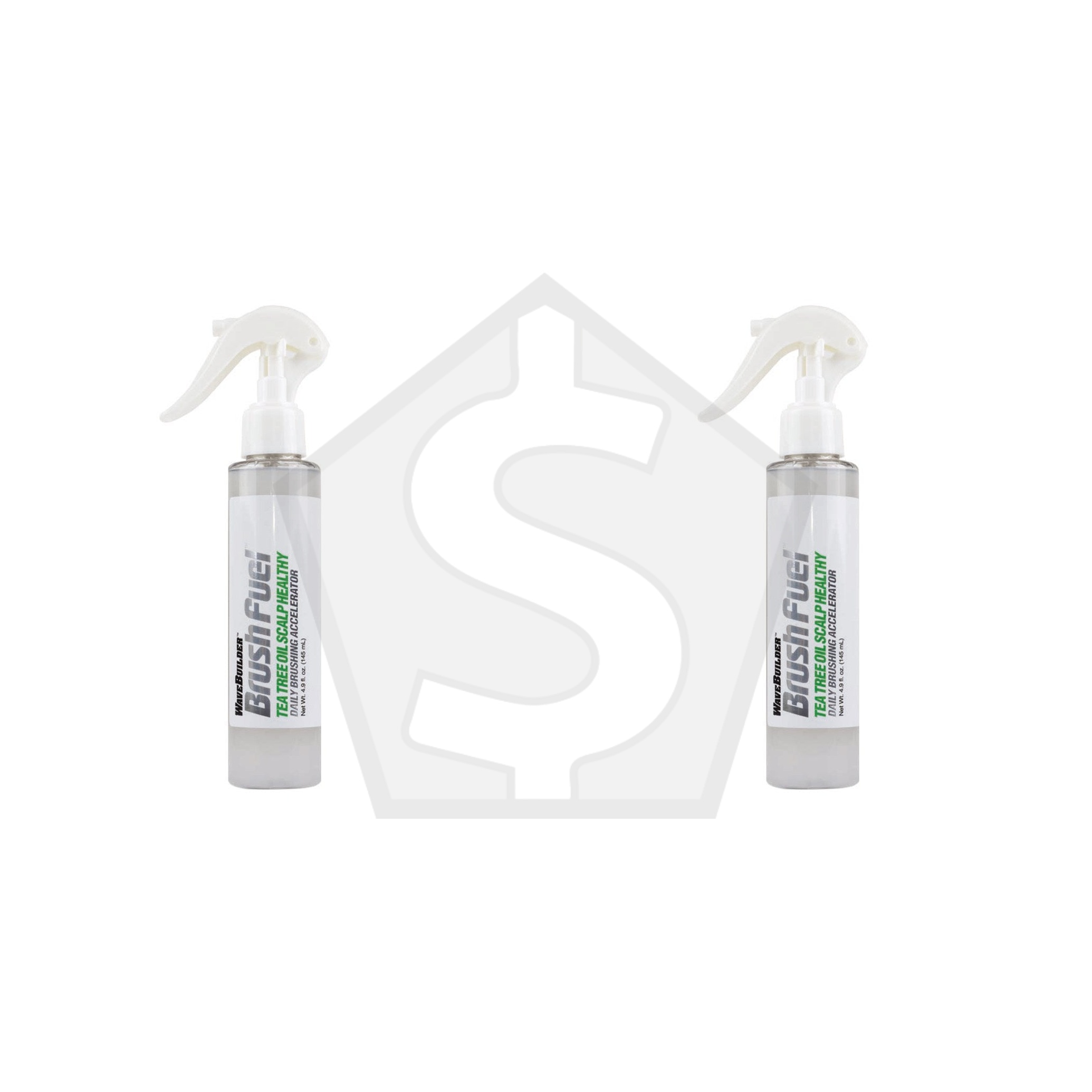 WAVEBUILDER Brush Fuel Tea Tree Oil Scalp Healthy (4.9oz) - Pack of 2