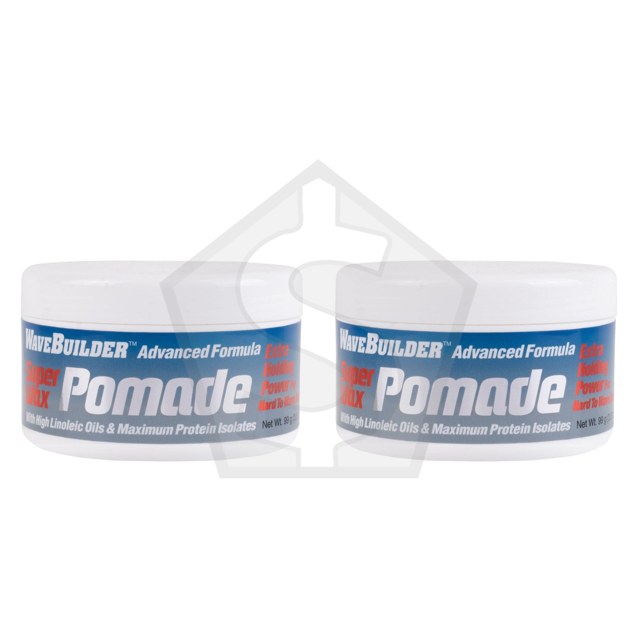 WAVEBUILDER Super Wax Pomade (3.5oz) - Pack of 2
