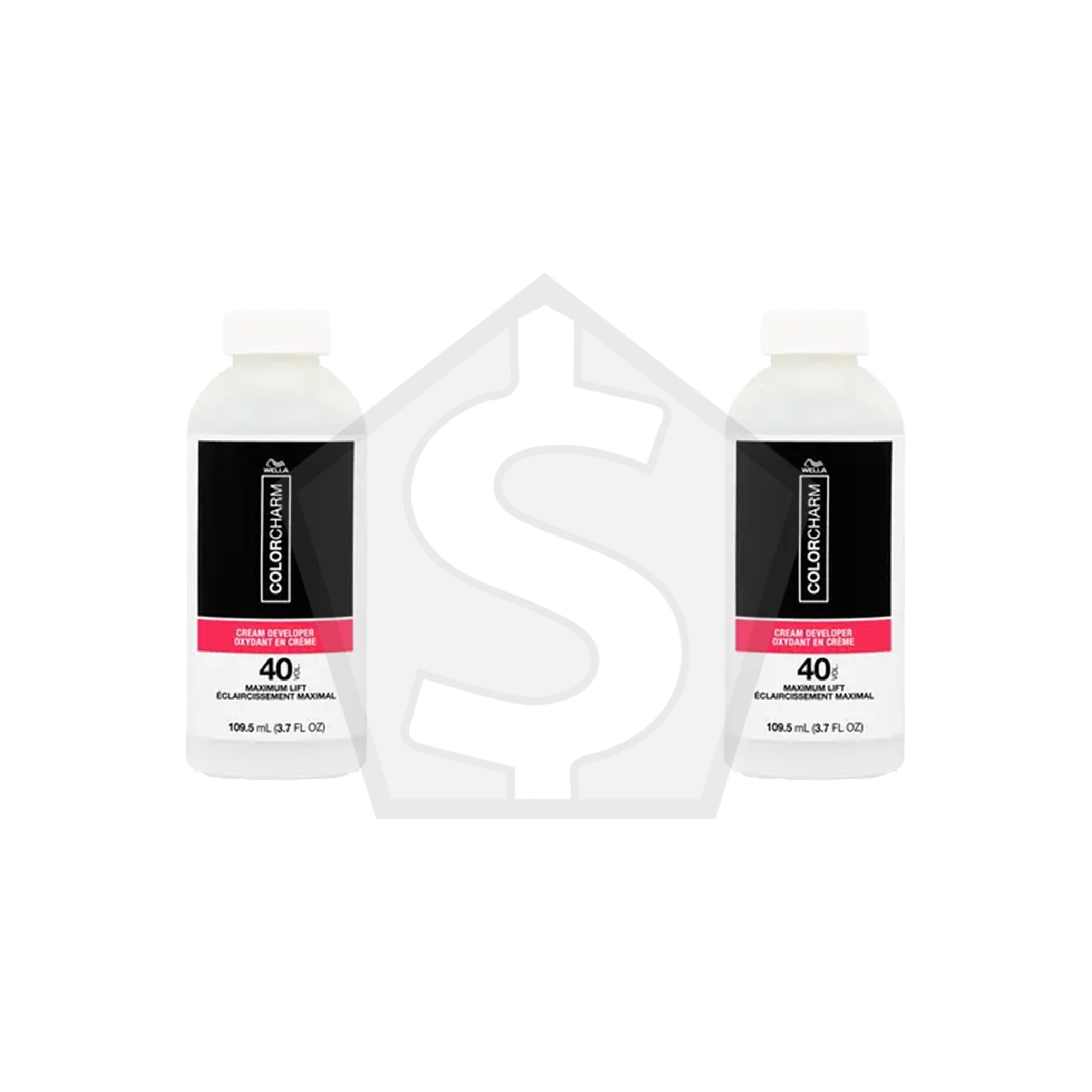 WELLA Color Charm Cream Developer - 40 Volume / 3.7oz - Pack of 2