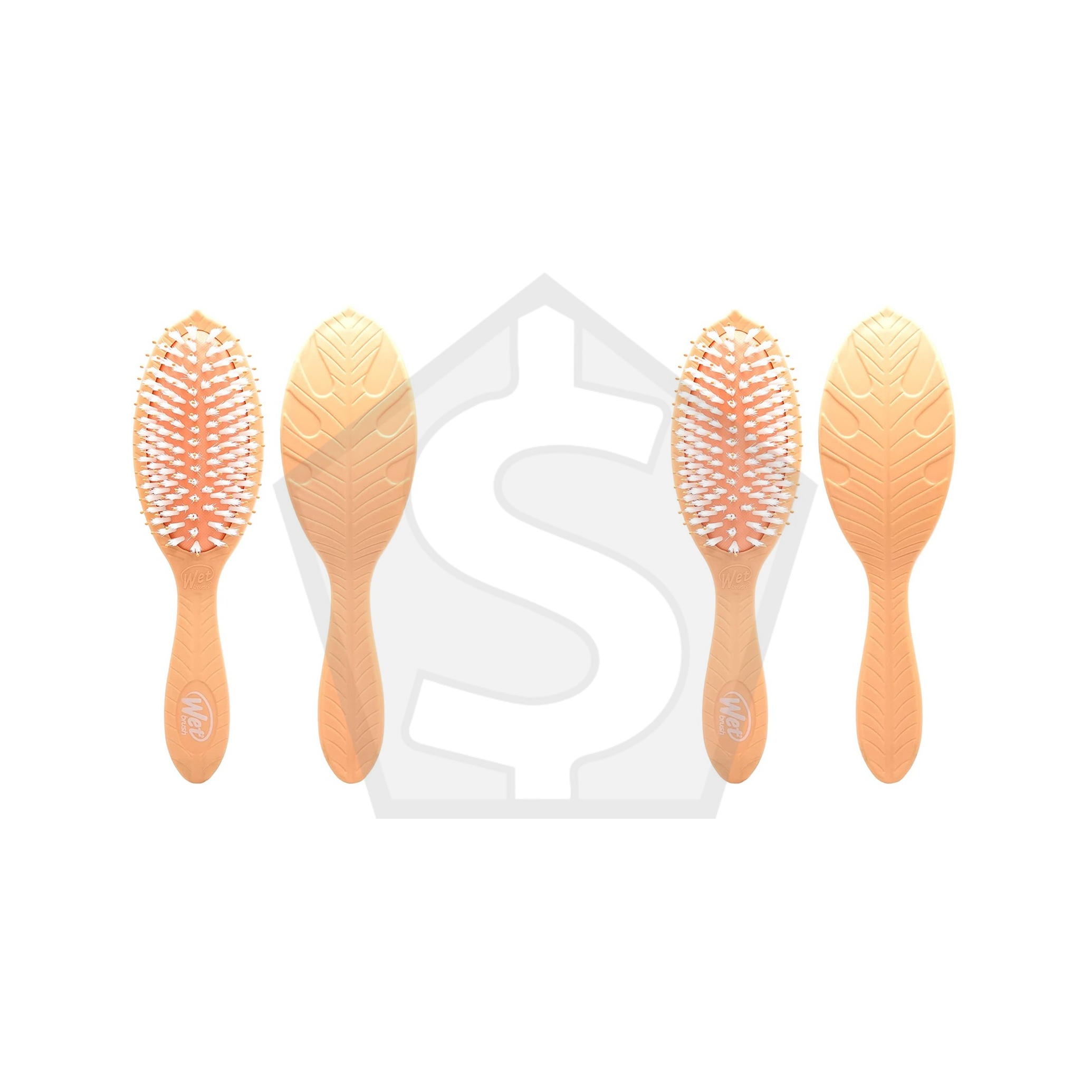 Bundle of 2 - WET BRUSH GO GREEN Treatment & Shine Brush - Coconut Oil Infused