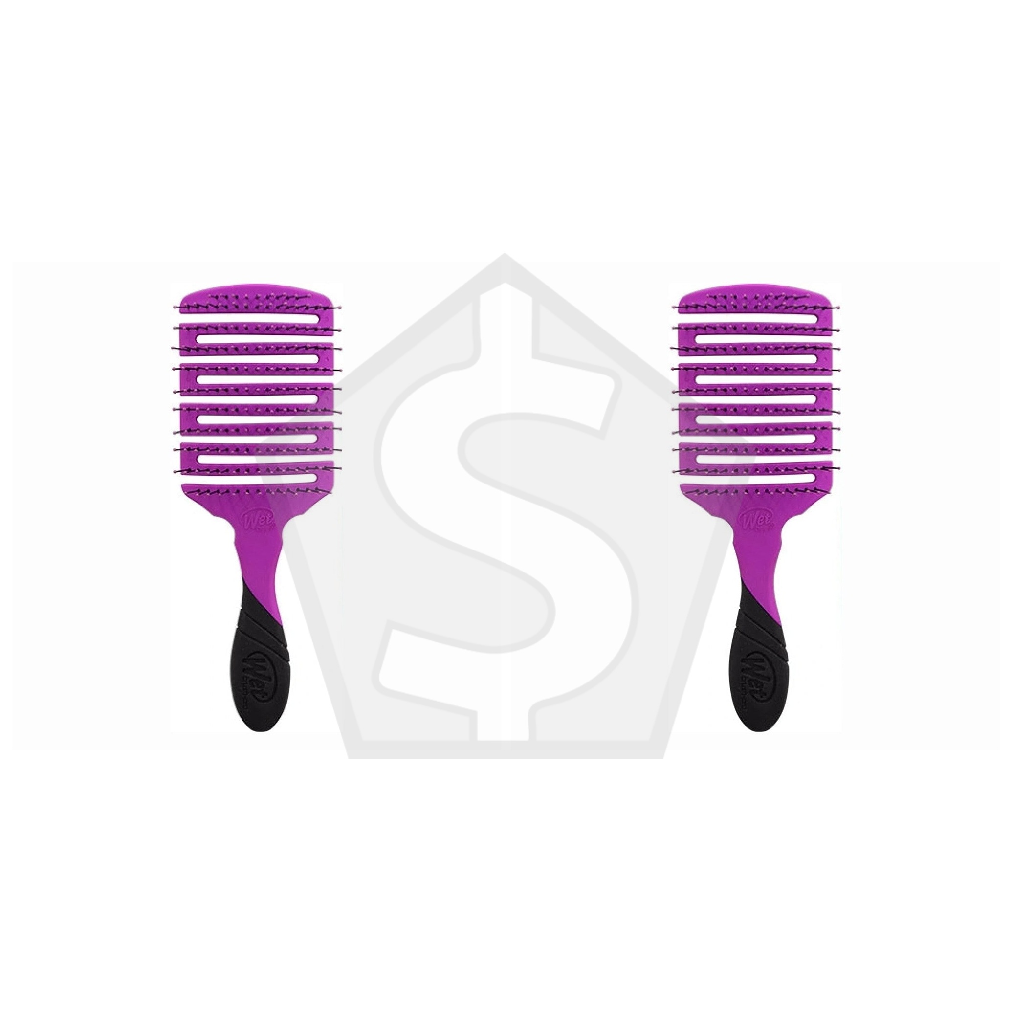 Bundle of 2 - WET BRUSH Pro Flex Dry Paddle Brush - Purple