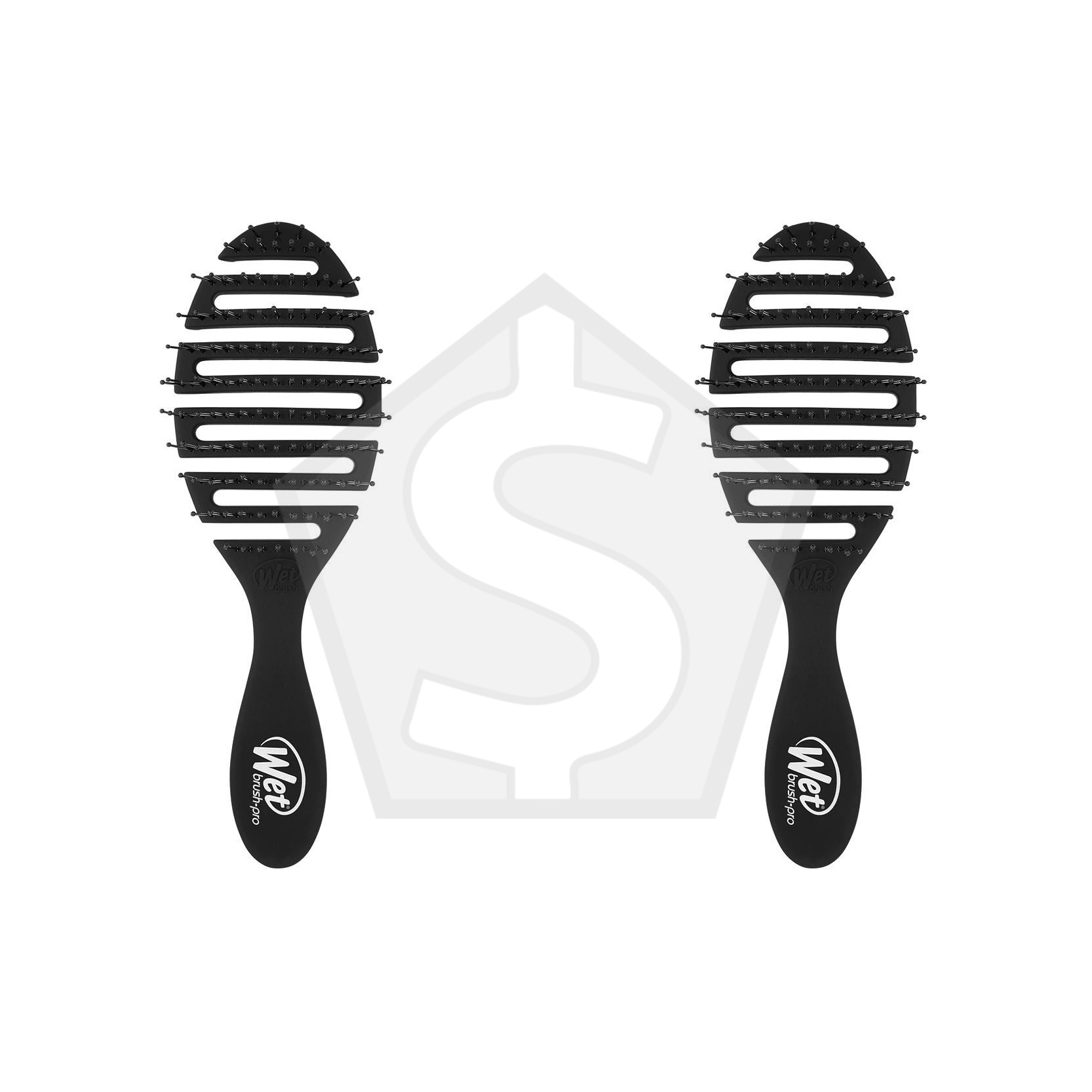 Bundle of 2 - WET BRUSH Pro Flex Dry Brush - Black