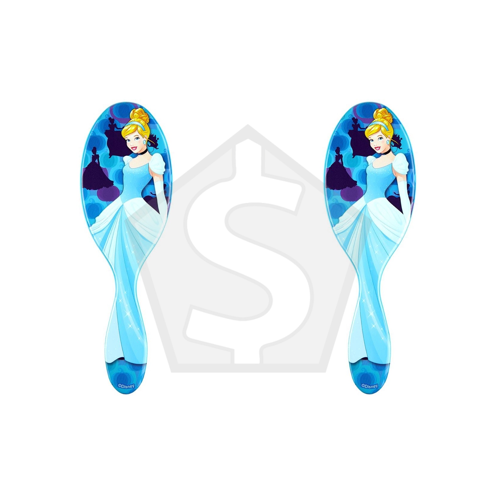 Bundle of 2 - WET BRUSH Disney Princess Detangler - Cinderella