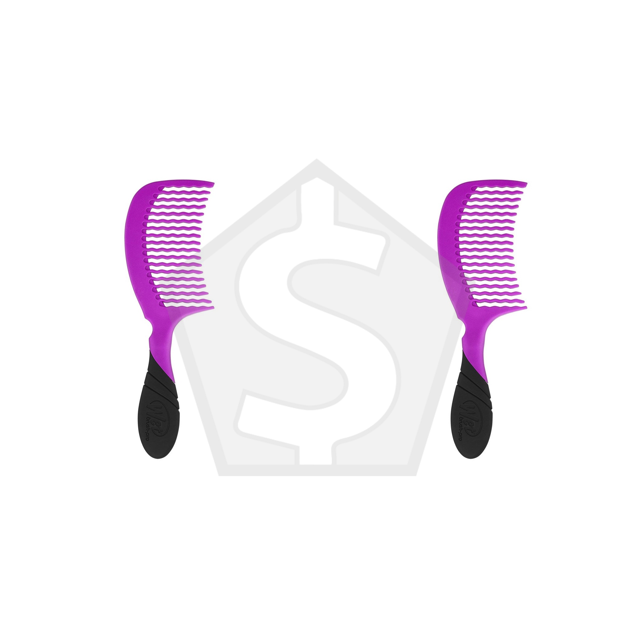 WET BRUSH Pro Detangling Comb - Purple - Pack of 2
