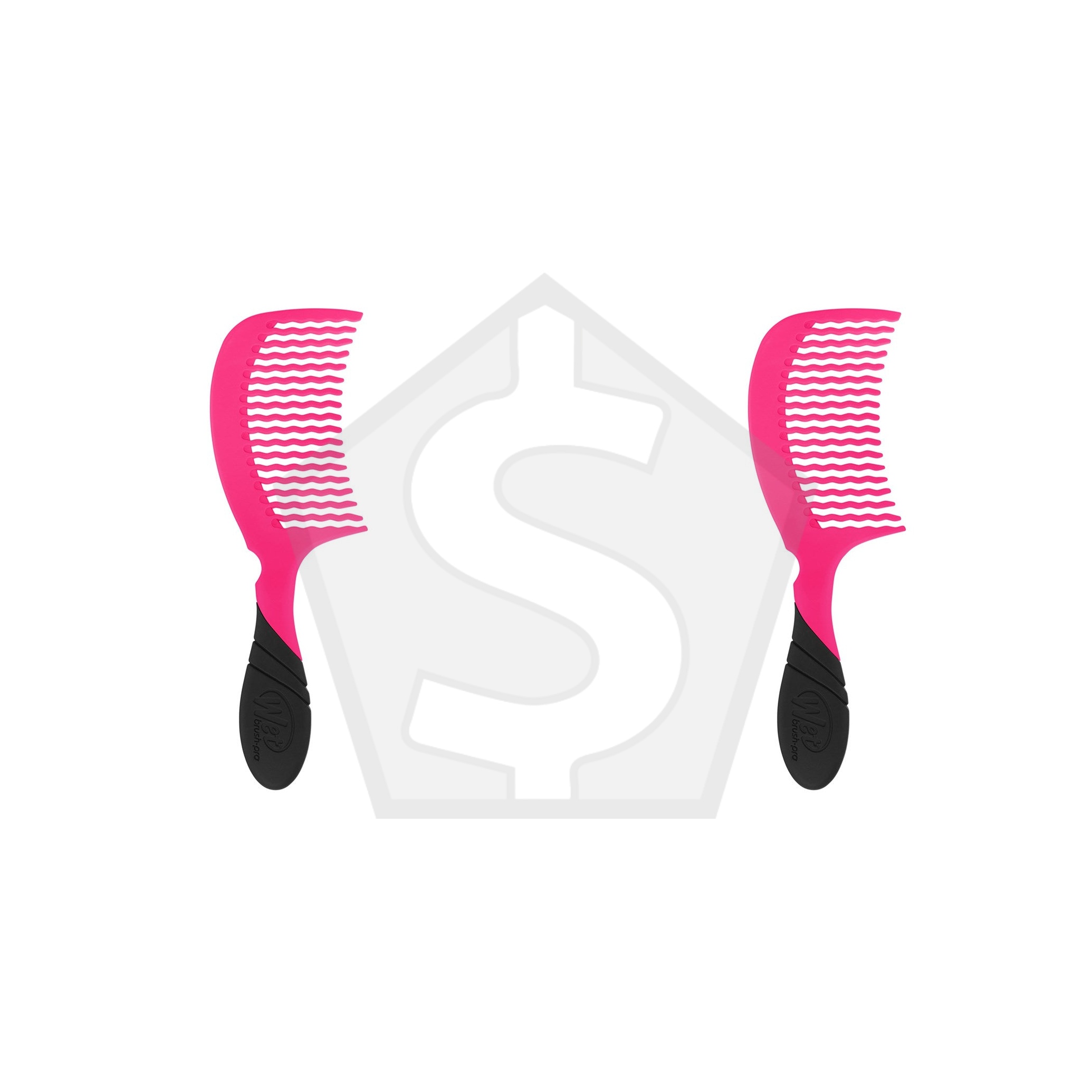 Bundle of 2 - WET BRUSH Pro Detangling Comb - Pink