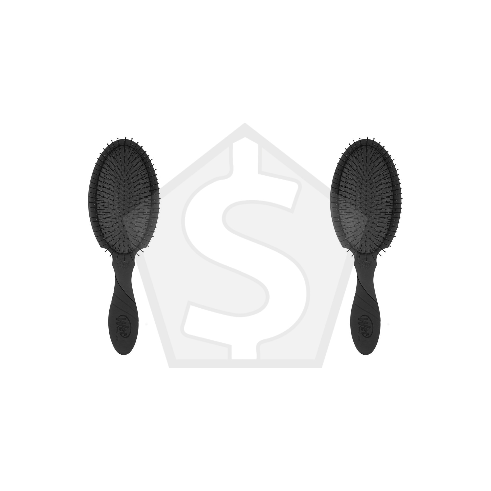 Bundle of 2 - WET BRUSH Pro Back Bar Detangler - Black