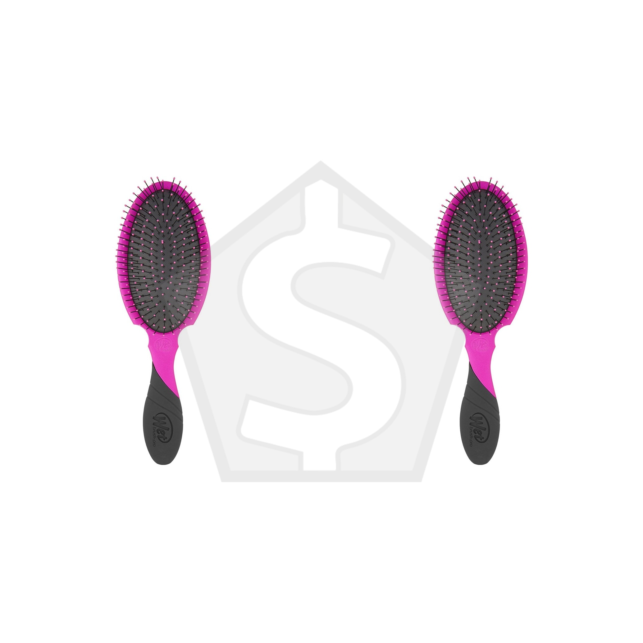 Bundle of 2 - WET BRUSH Pro Back Bar Detangler - Purple