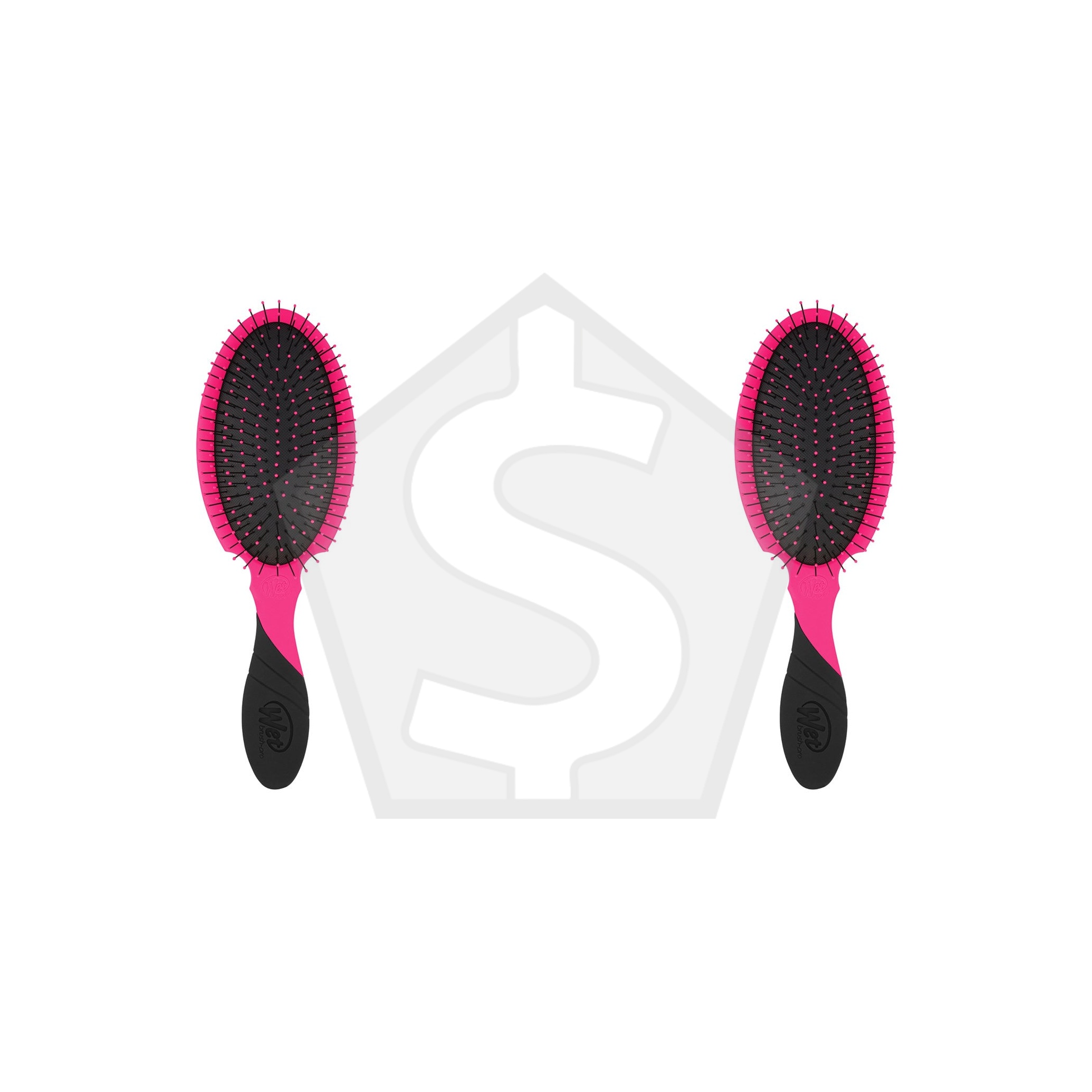 Bundle of 2 - WET BRUSH Pro Back Bar Detangler - Pink