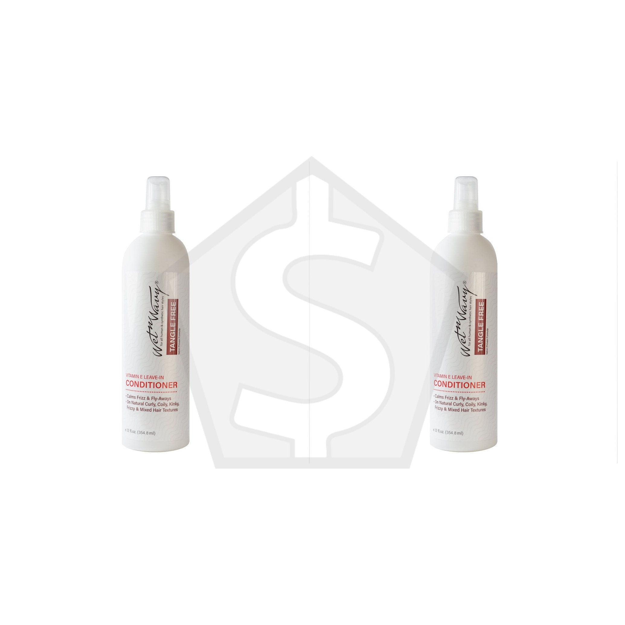 Bundle of 2 - WET N WAVY Tangle Free Leave-In Conditioner (12oz)