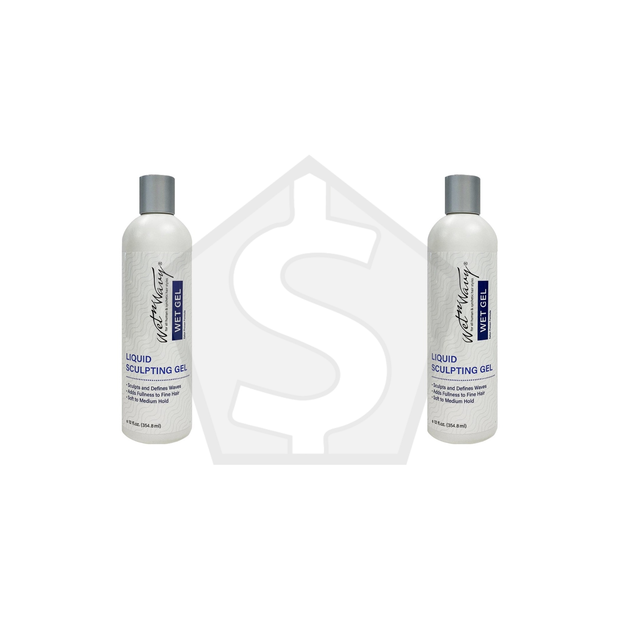 Bundle of 2 - WET N WAVY Wet Gel (12oz)