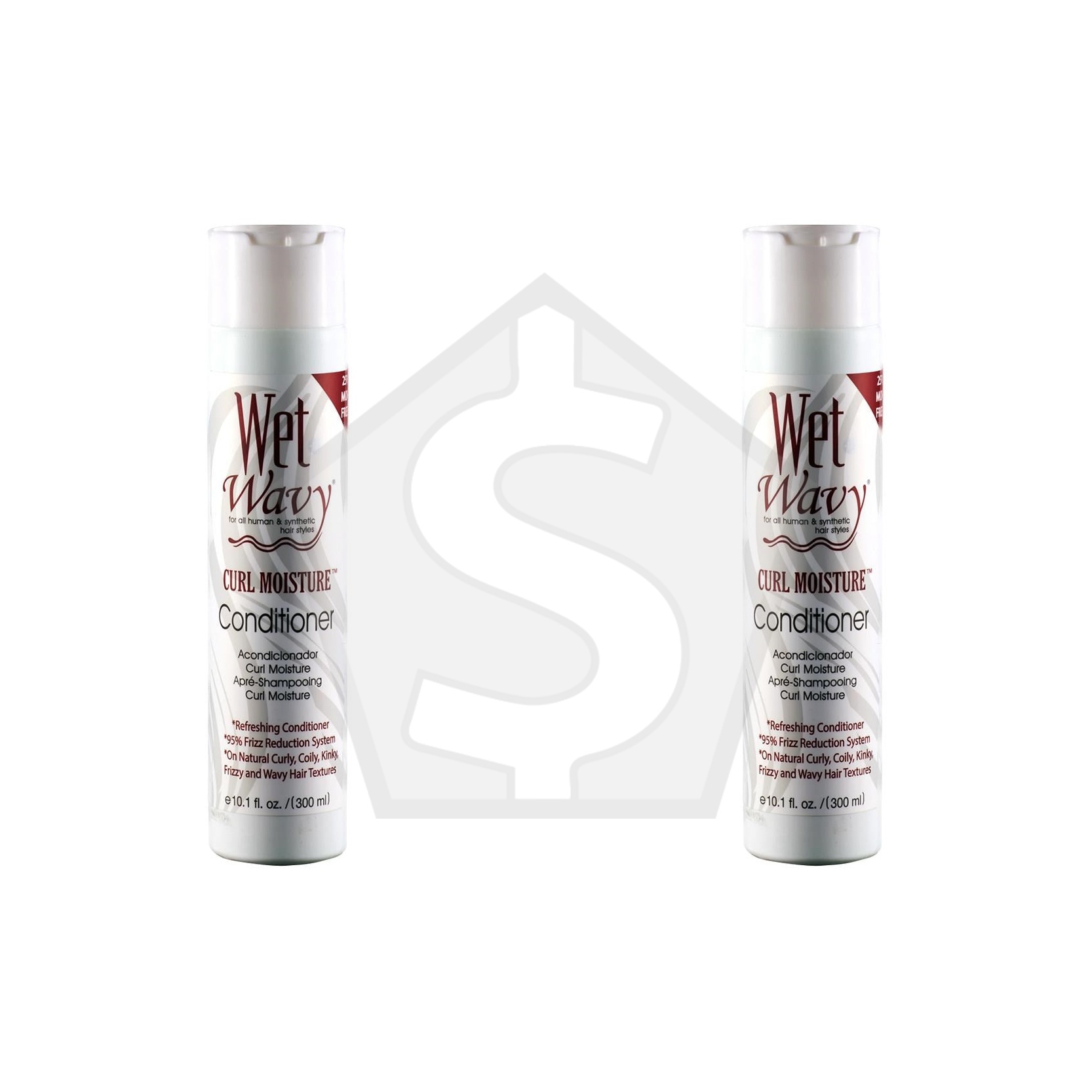 Bundle of 2 - WET N WAVY Curl Moisture Conditioner (10oz)