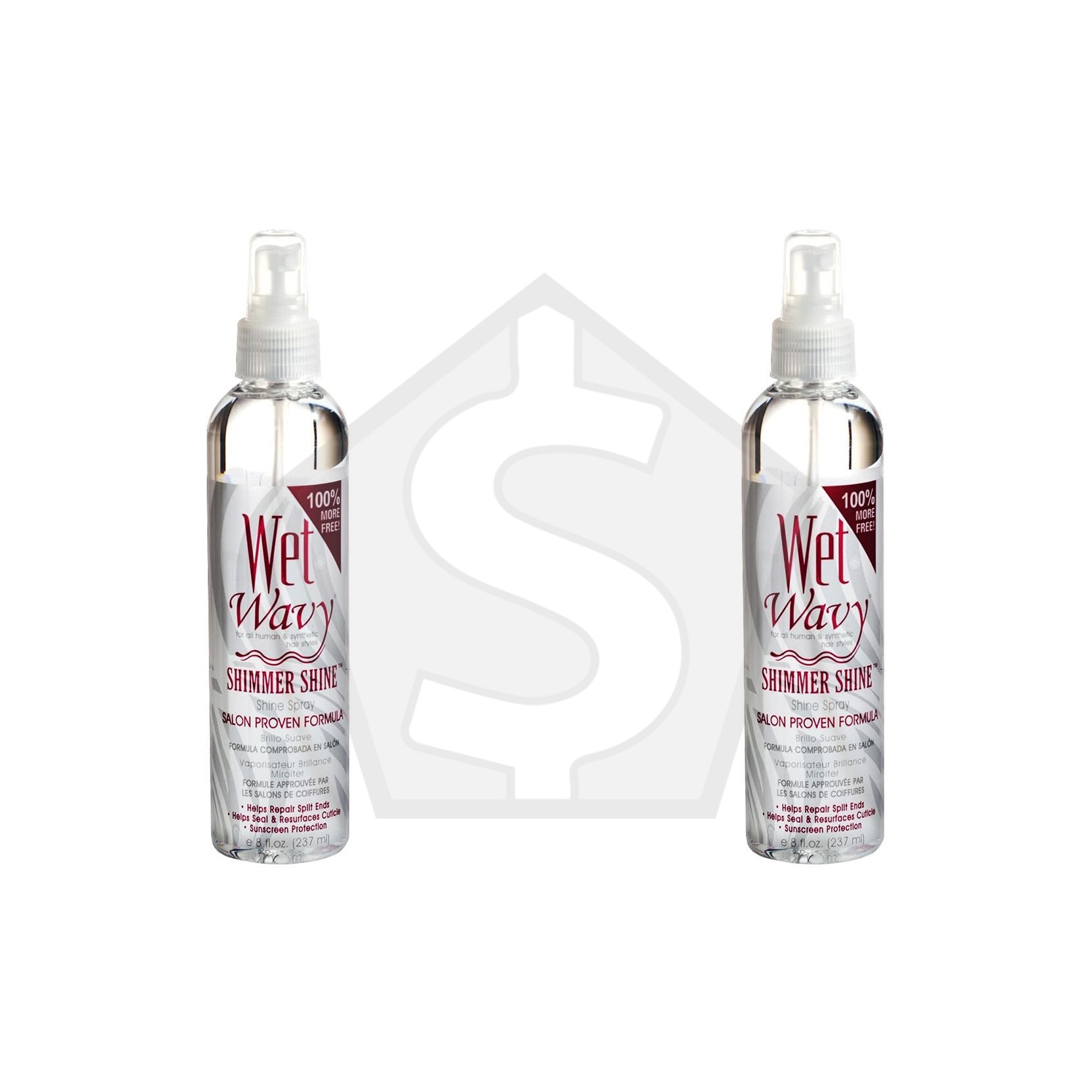 Bundle of 2 - WET N WAVY Shimmer Shine (8oz)