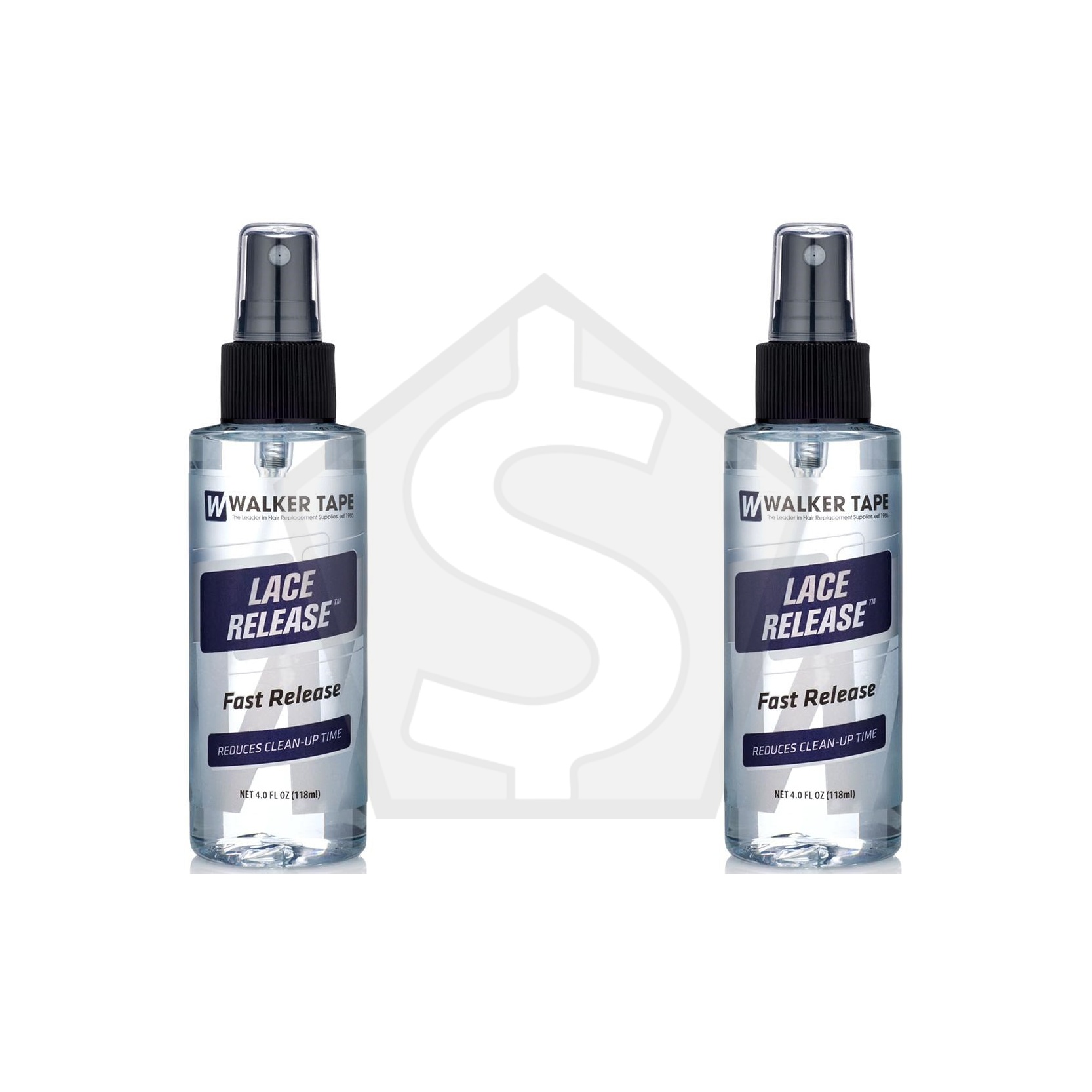 WALKER TAPE Lace Release Remover - 4oz Spray - Pack of 2