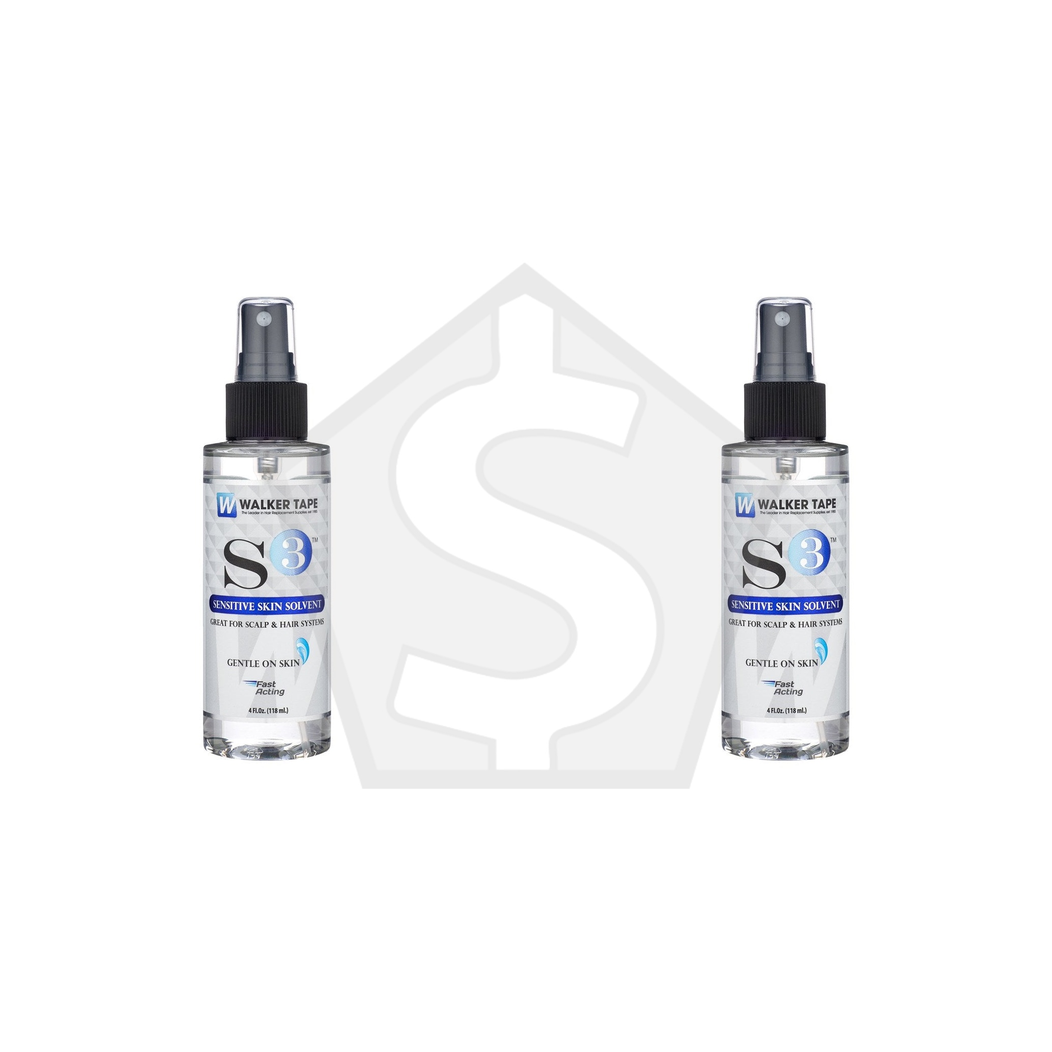 WALKER TAPE S3 Sensitive Skin Solvent Spray (4oz) - Pack of 2
