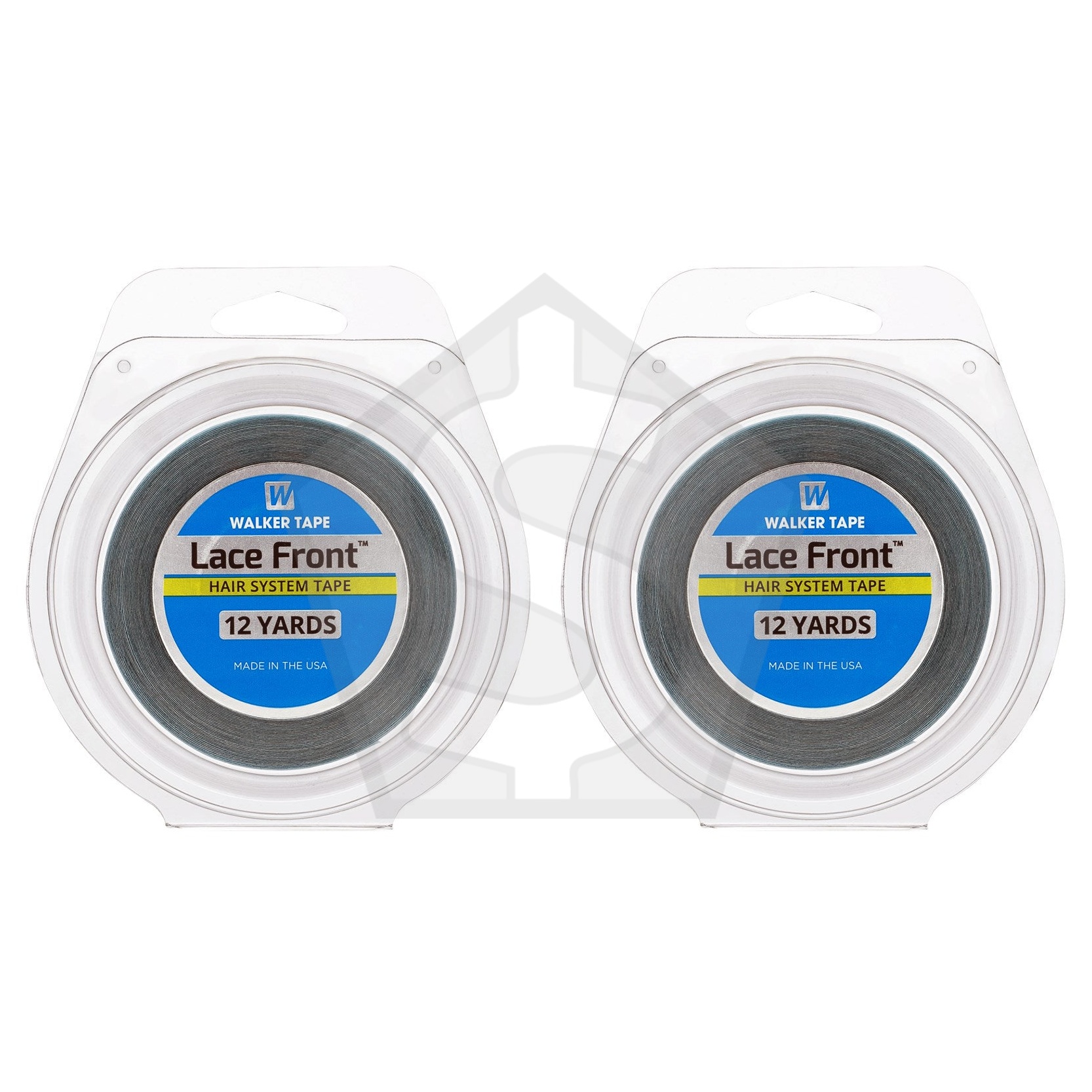 WALKER TAPE Lace Front Tape Rolls - 3/4inch x 12yard - Pack of 2