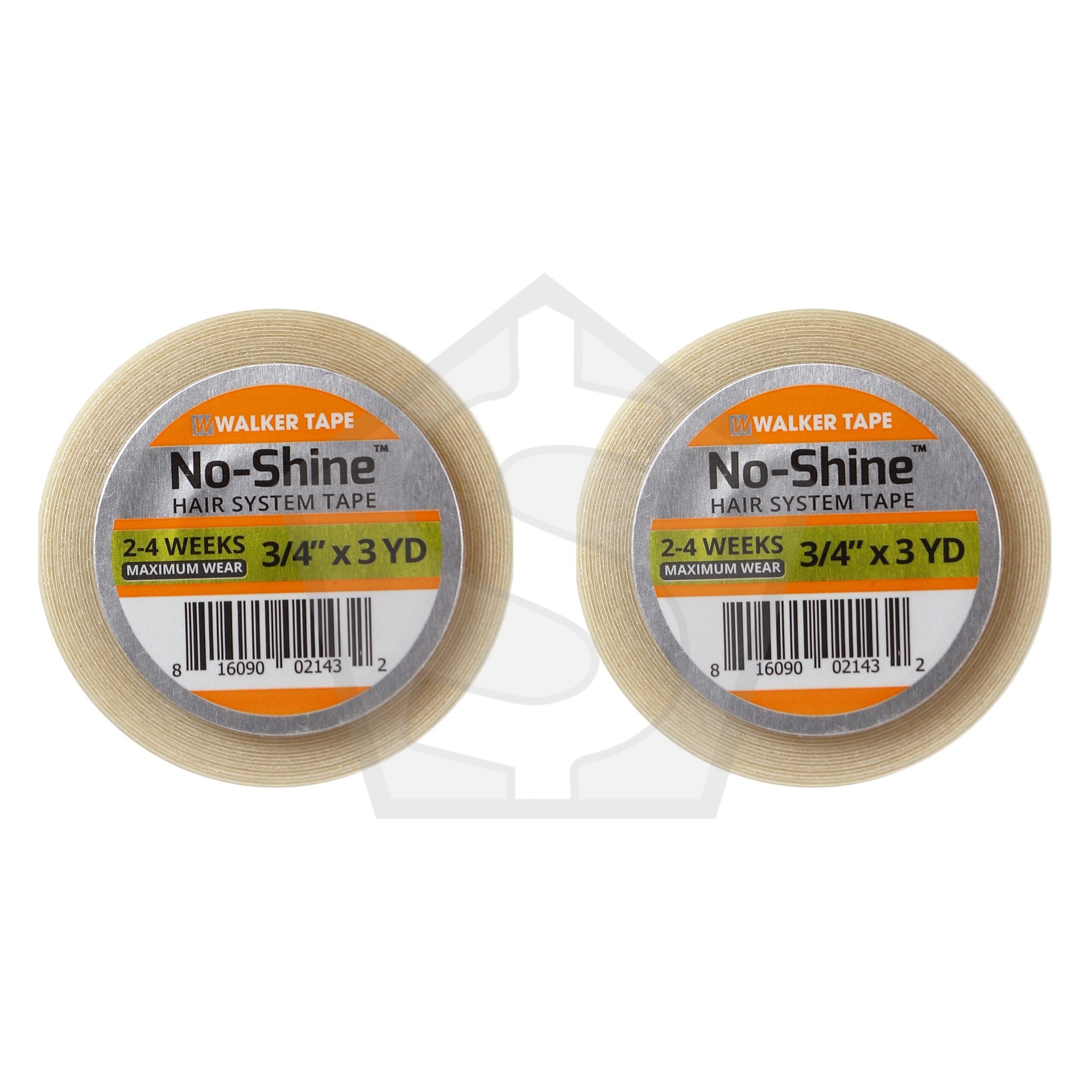 WALKER TAPE No-Shine Tape Rolls - 3/4inch x 3yard - Pack of 2