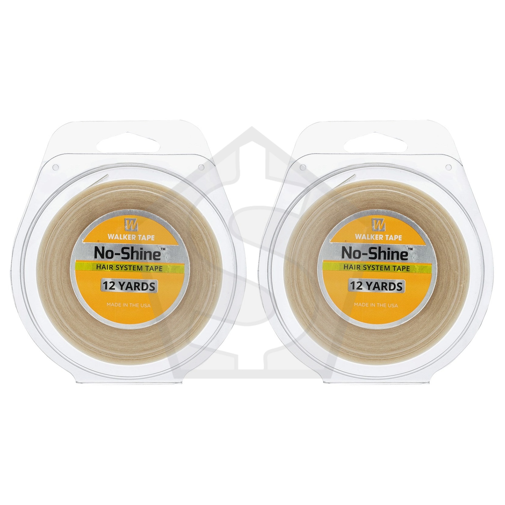 WALKER TAPE No-Shine Tape Rolls - 3/4inch x 12yard - Pack of 2