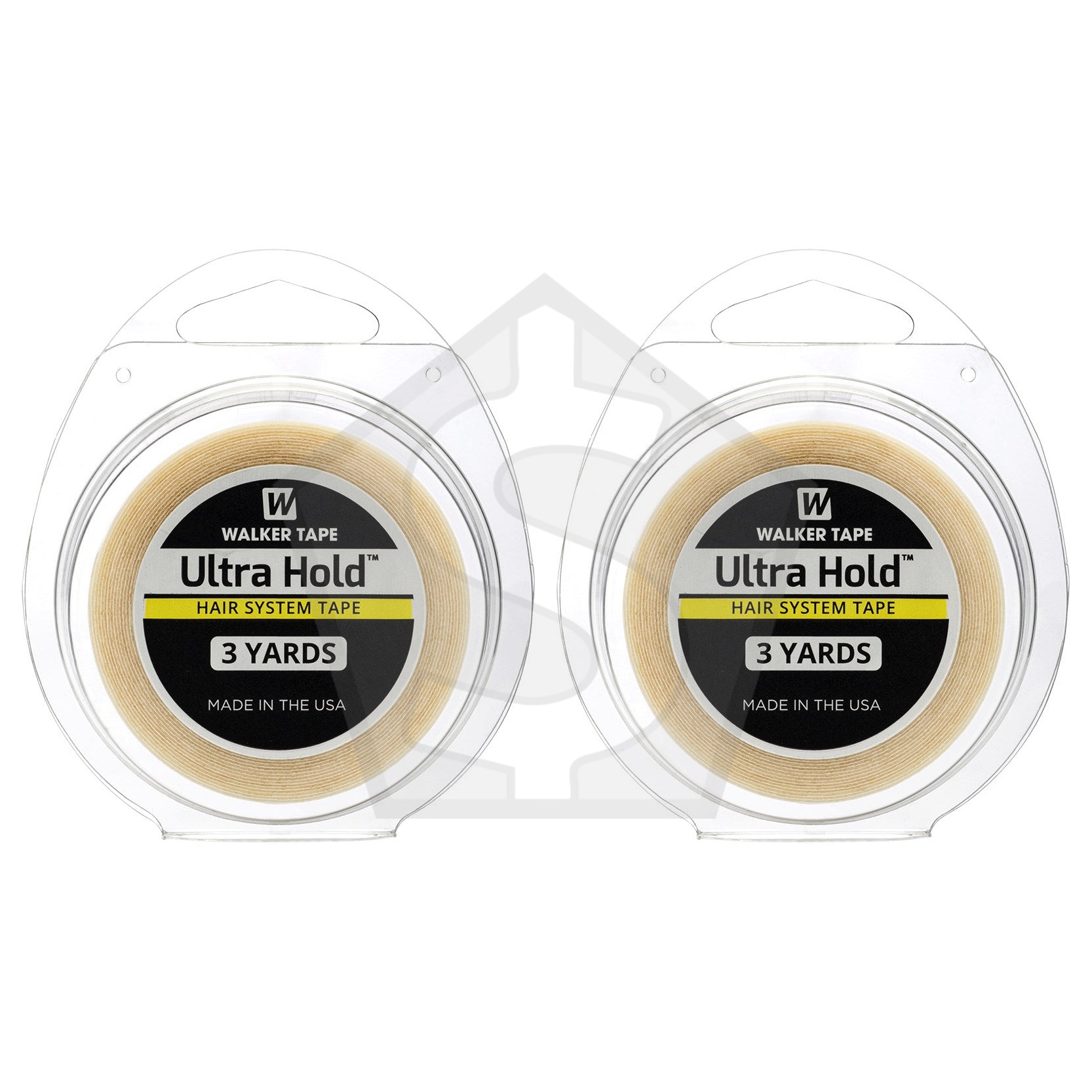 WALKER TAPE Ultra Hold Tape Rolls - 1/2inch x 3 yard - Pack of 2