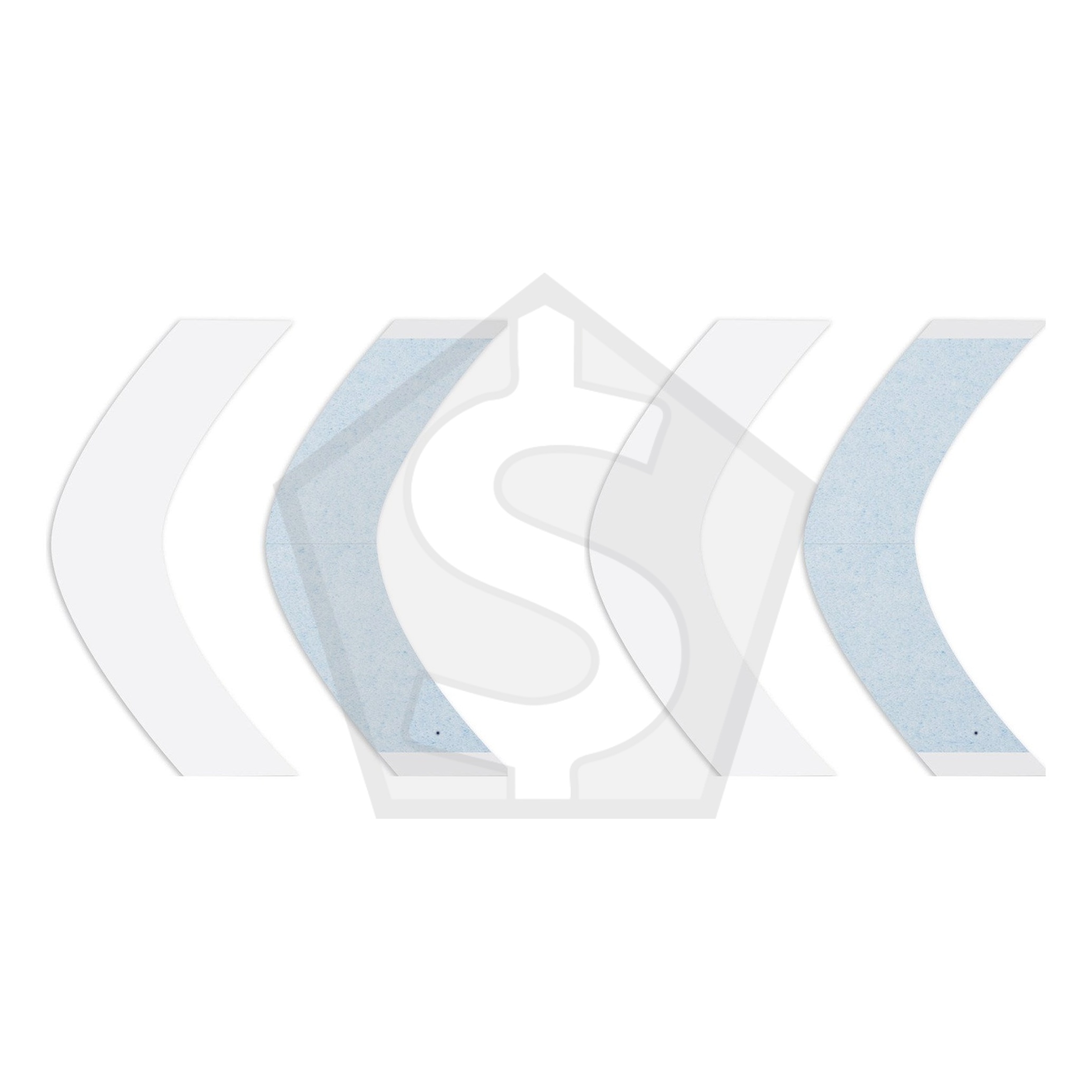 WALKER TAPE Lace Front Tape Contours & Strips - A Contour (36pcs/bag) - Pack of 2