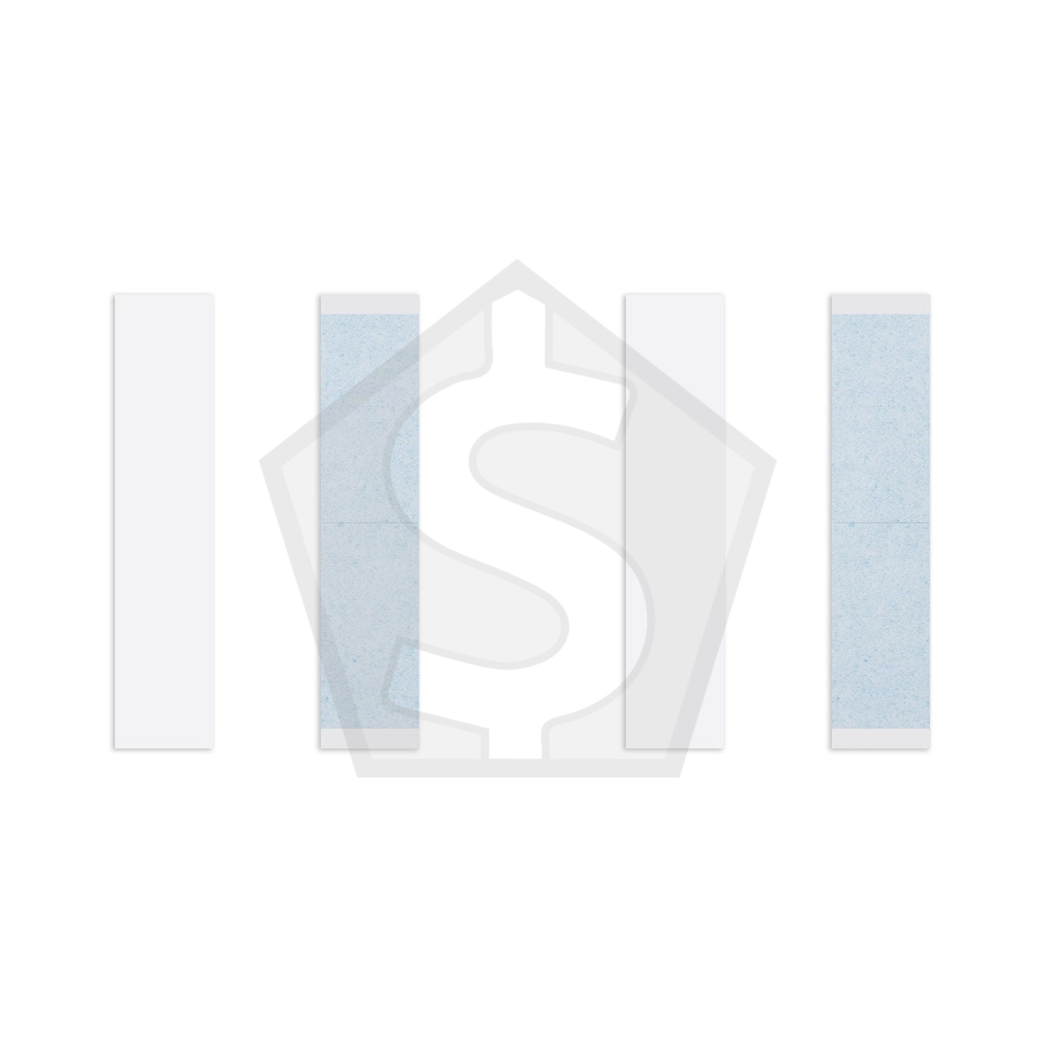 WALKER TAPE Lace Front Tape Contours & Strips - Straight (1inch x 3inch) (36pcs/bag) - Pack of 2