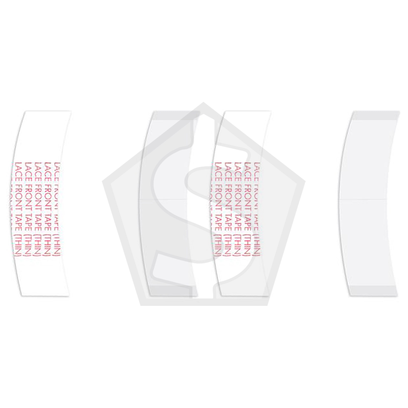 WALKER TAPE Lace Front Tape Contours [Thin] (36pcs/bag) - C Contour - Pack of 2