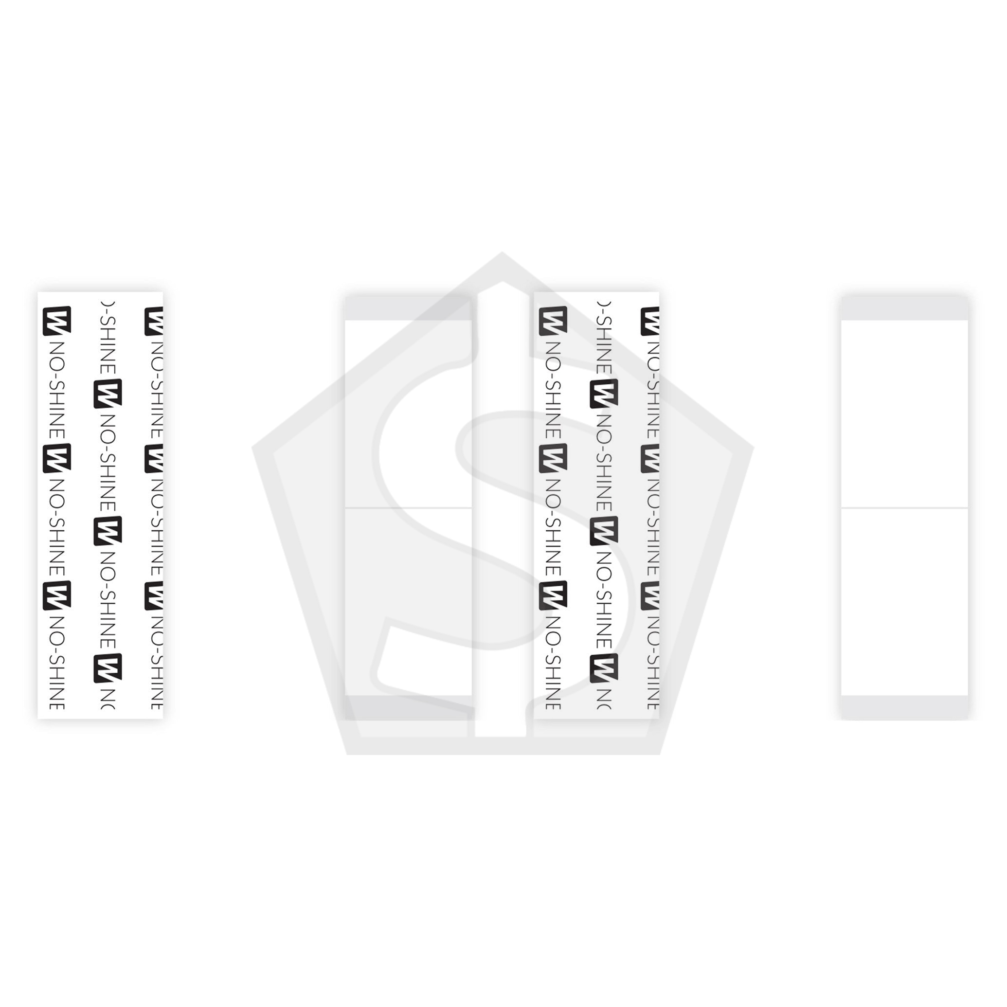 WALKER TAPE No-Shine Tape Contours & Strips (36pcs/bag) - Straight (1inch x 3inch) - Pack of 2