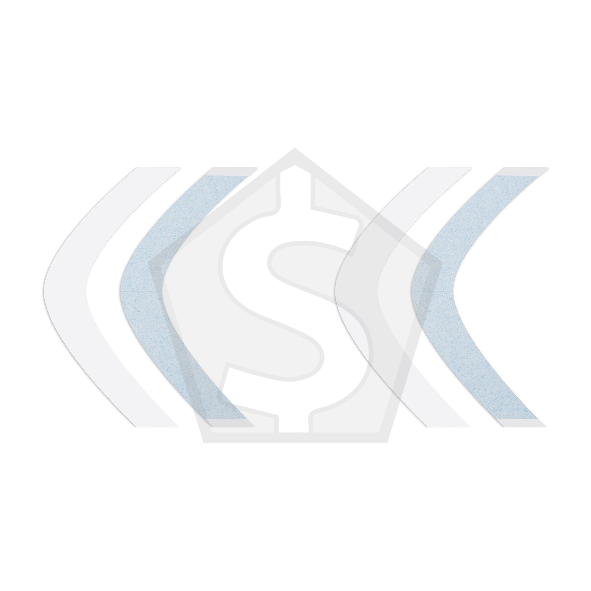 WALKER TAPE Lace Front Tape Contours & Strips - 5inch Superwide A Contour (24pcs/bag) - Pack of 2