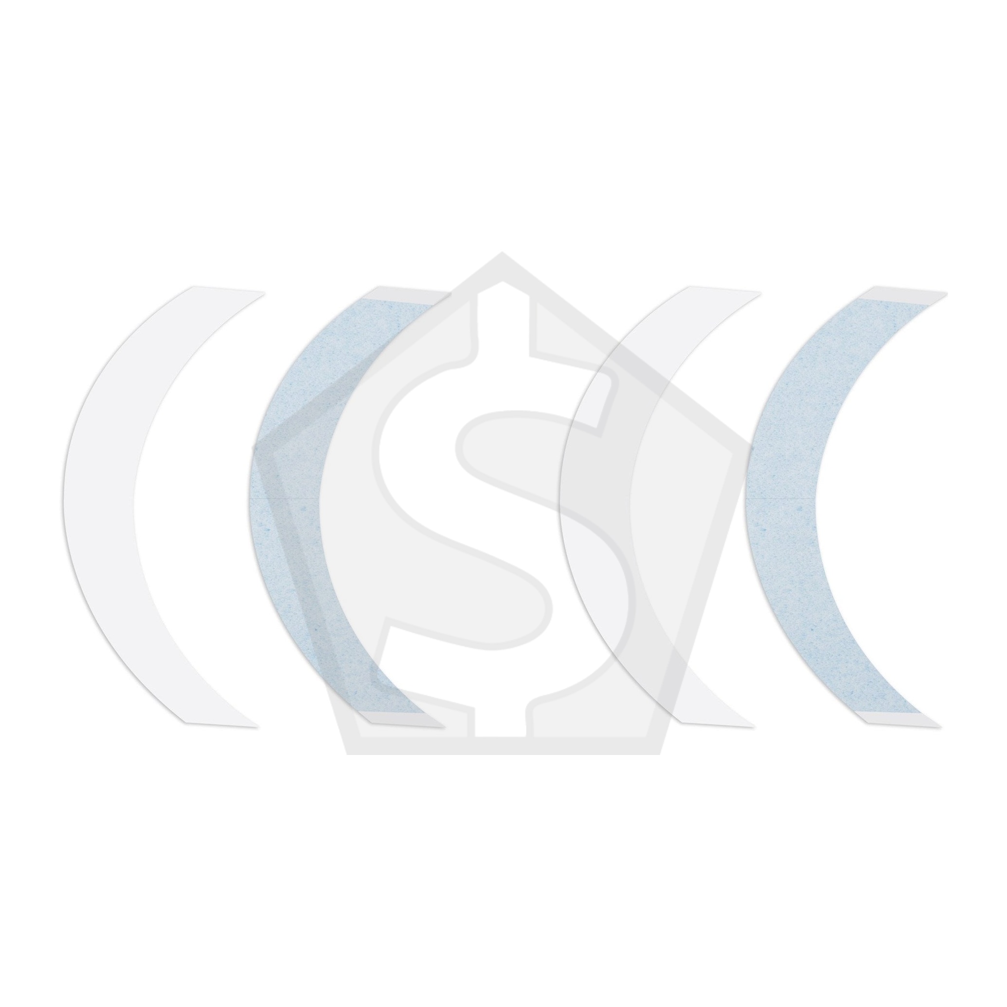 WALKER TAPE Lace Front Tape Contours & Strips - 5inch Superwide CC Contour (24pcs/bag) - Pack of 2