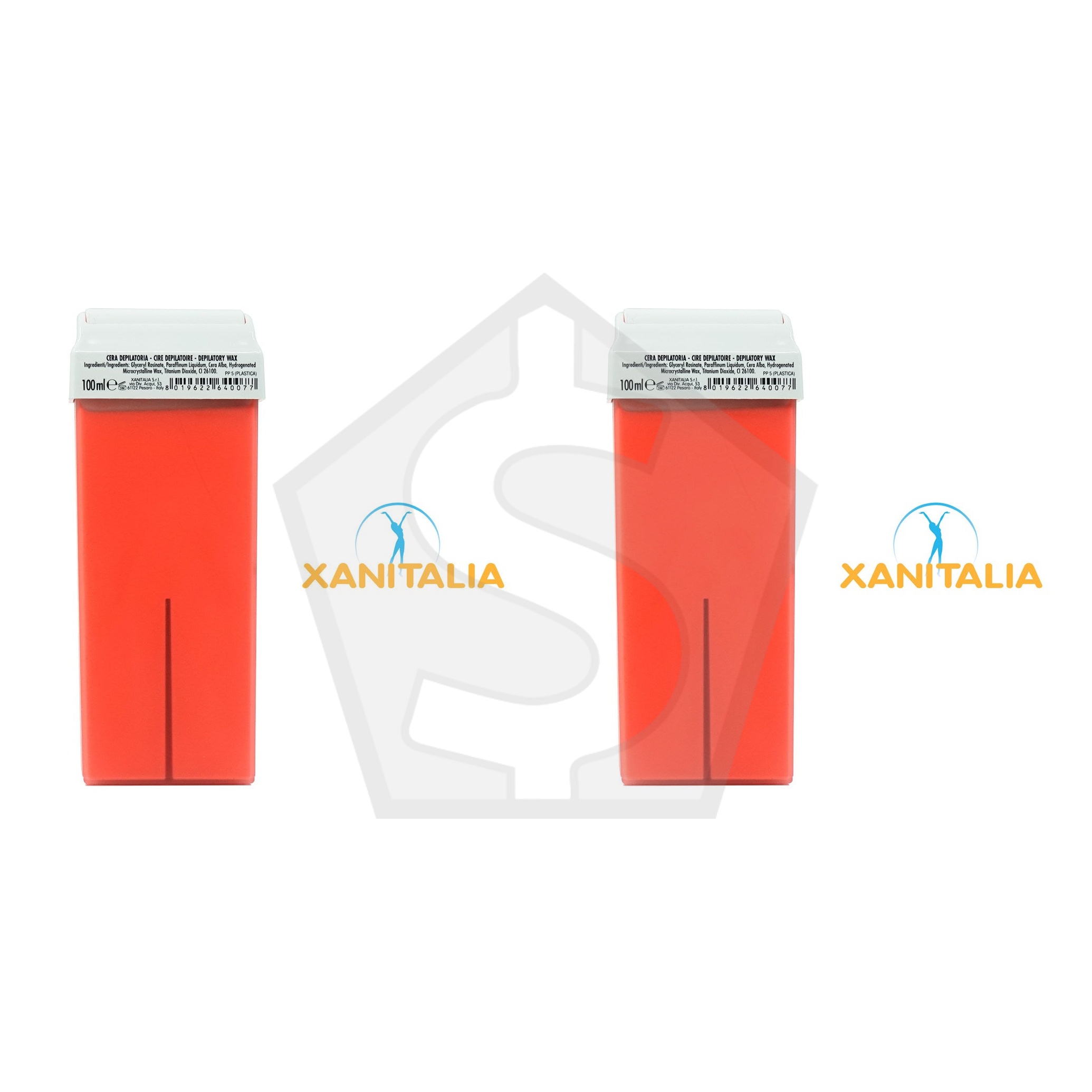 Bundle of 2 - XANITALIA Roll-On Depilatory Wax (100ml) - Pink Cream