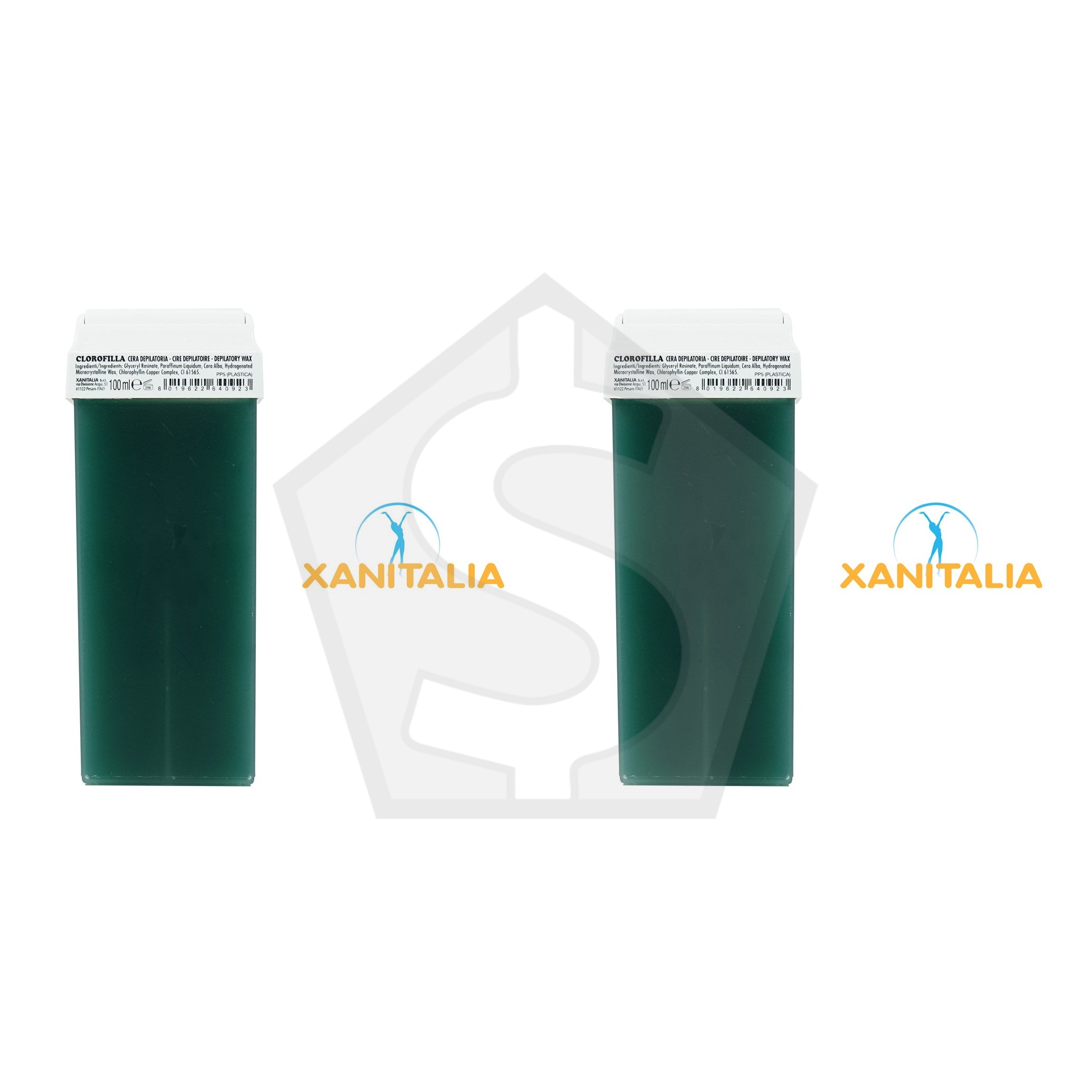 XANITALIA Roll-On Depilatory Wax (100ml) - Azulene - Pack of 2