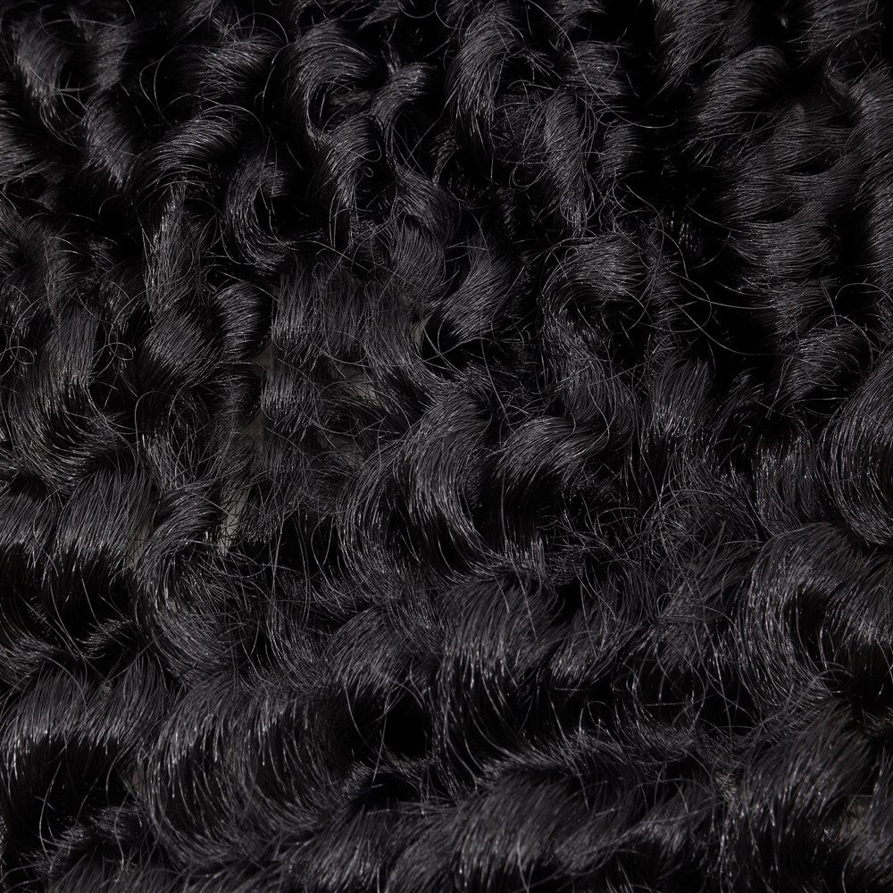 CLIMAX PRE-LOOPED CROCHET BRAID-Double Twist Curl 14inch - 1