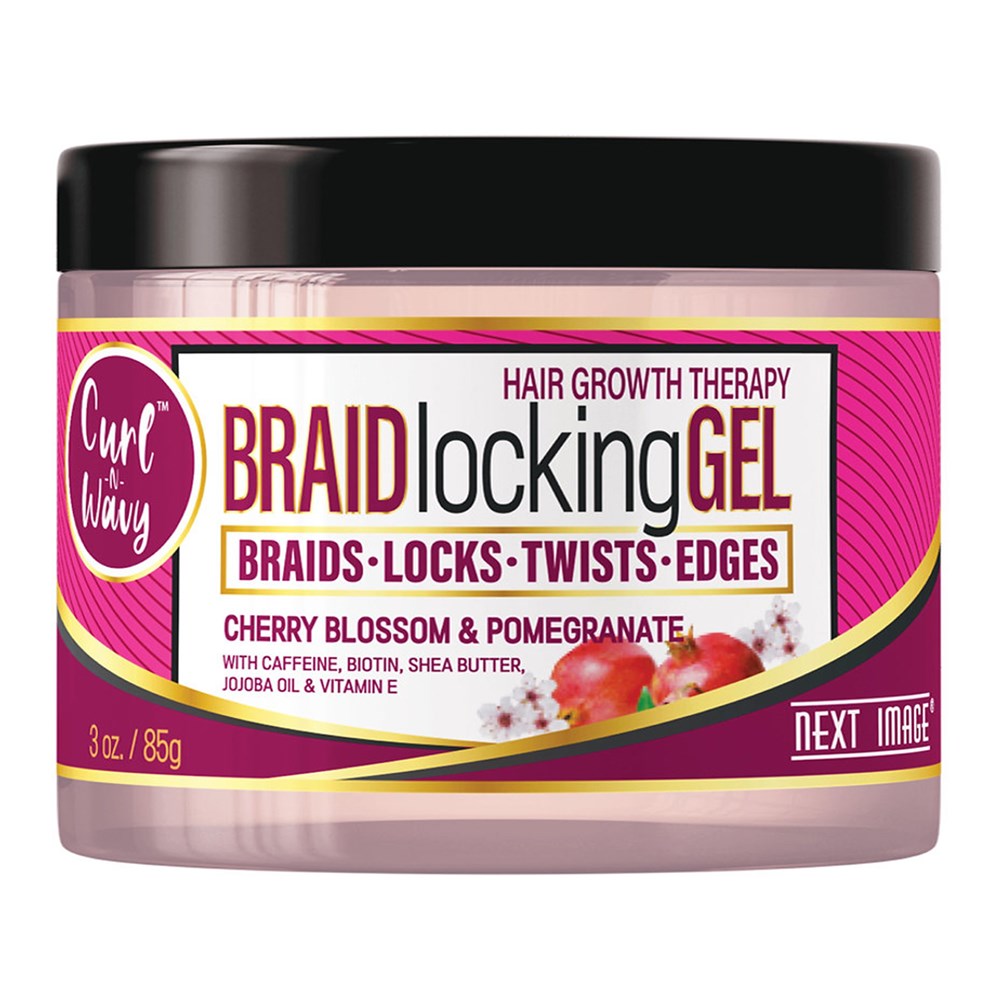 NEXT IMAGE Braid Locking Gel - 3oz / Cherry Blossom and Pomegranate