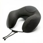 Intervision Cool Mesh Memory Foam Travel Pillow - Grey