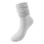 KIM & C Slouch Socks - Light Gray / Size 6-8