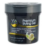 VIA NATURAL Premium Styling Gel - 20oz / Protein and Camellia