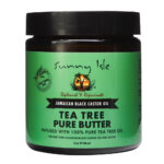 SUNNY ISLE Jamaican Black Castor Oil Pure Butter - 4oz / Tea Tree