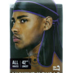 ANNIE Mr. Durag Nuwave-X Silky Durag 42" - Black Assorted