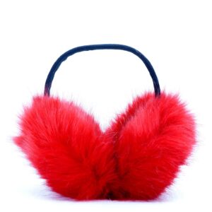 XO WINTER COLLECTION Fur Ear Muff Super Jumbo - Hot Pink