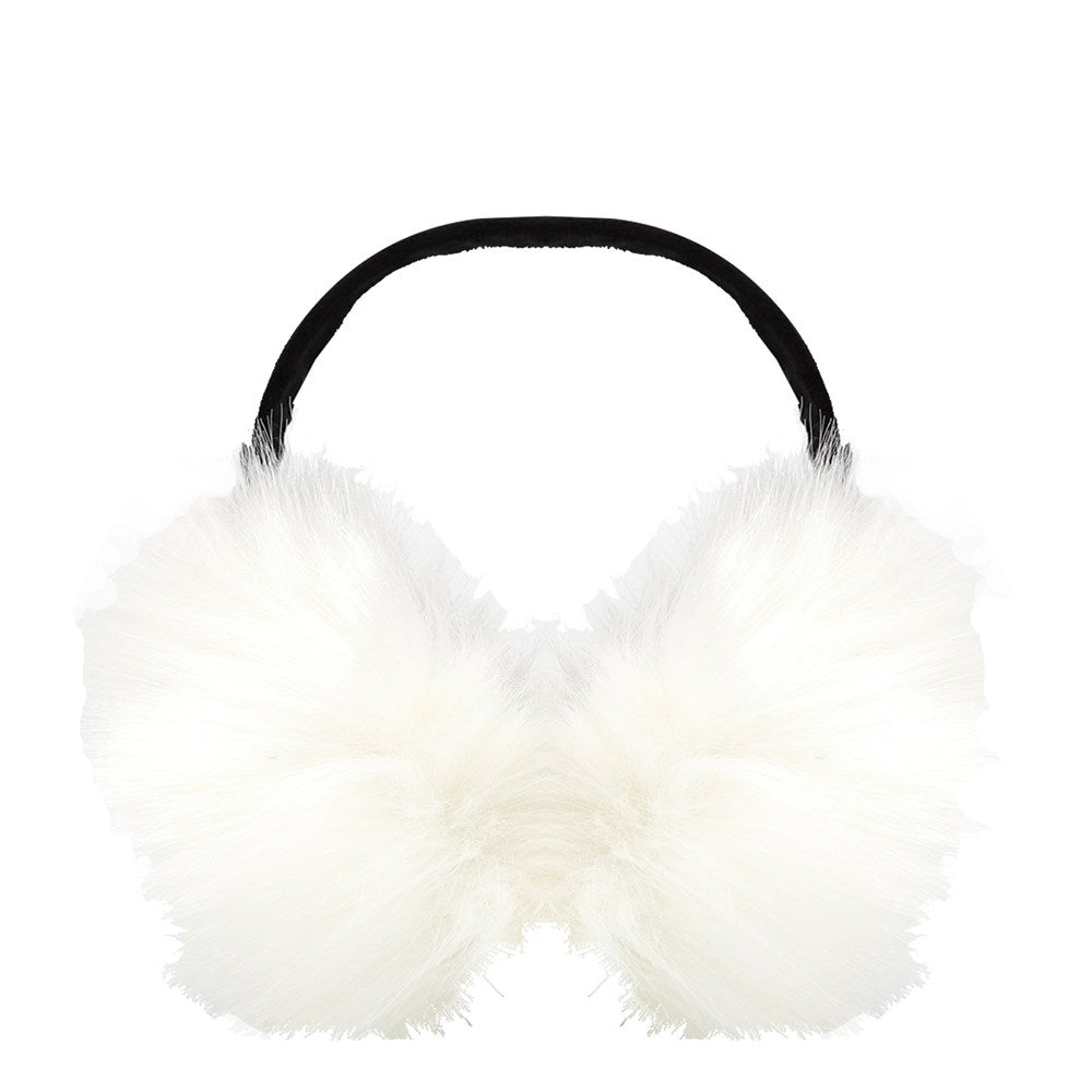 XO WINTER COLLECTION Fur Ear Muff Super Jumbo - White