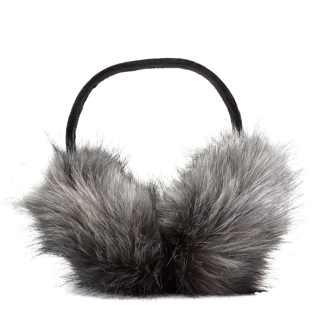 XO WINTER COLLECTION Fur Ear Muff Super Jumbo - Gray