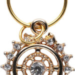 ANNIE Braid Charm Set - Circle Diamond