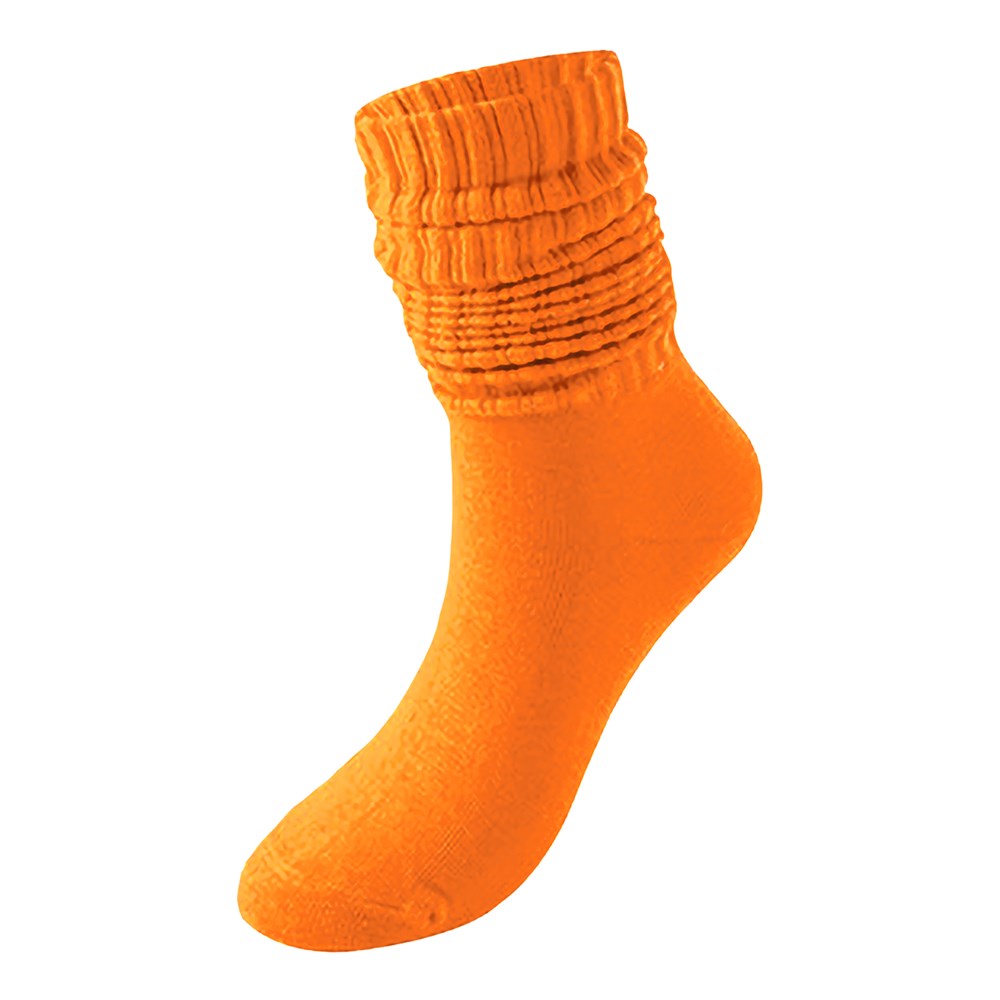 KIM & C Slouch Socks - Orange / Size 9-11