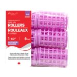KIM & C Snap-On Rollers - Jumbo 6 Ct / 1-1/2" Lavender