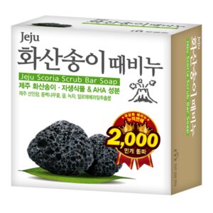 Mukungwha Scrub Soap Bar(90g) - Jeju Volcanic Lava Stone